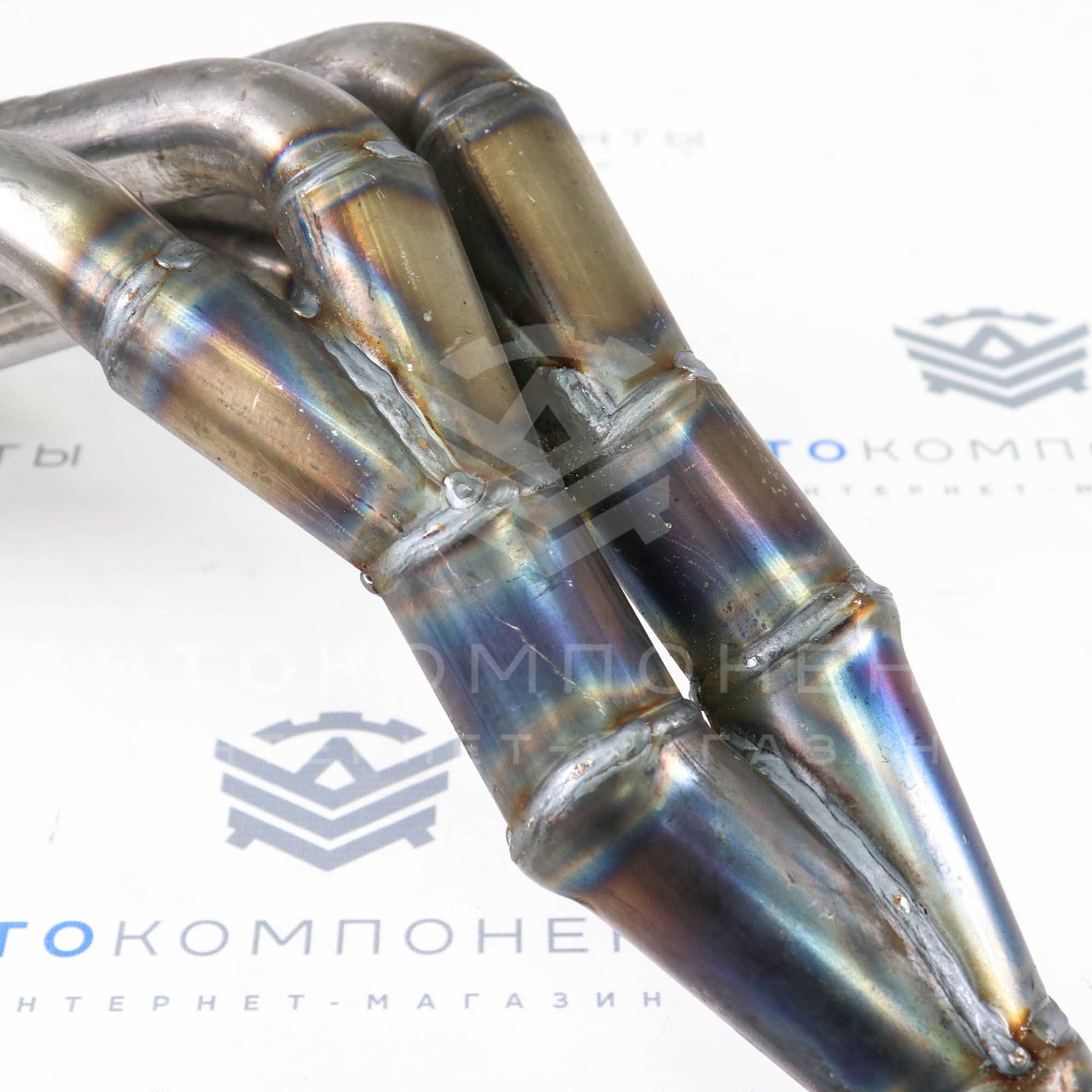 Выпускной коллектор (паук) "DK PRO" на "треугольном фланце" 16v 4-2-1 ВАЗ 2110-2112, Приора (ПНО0023)