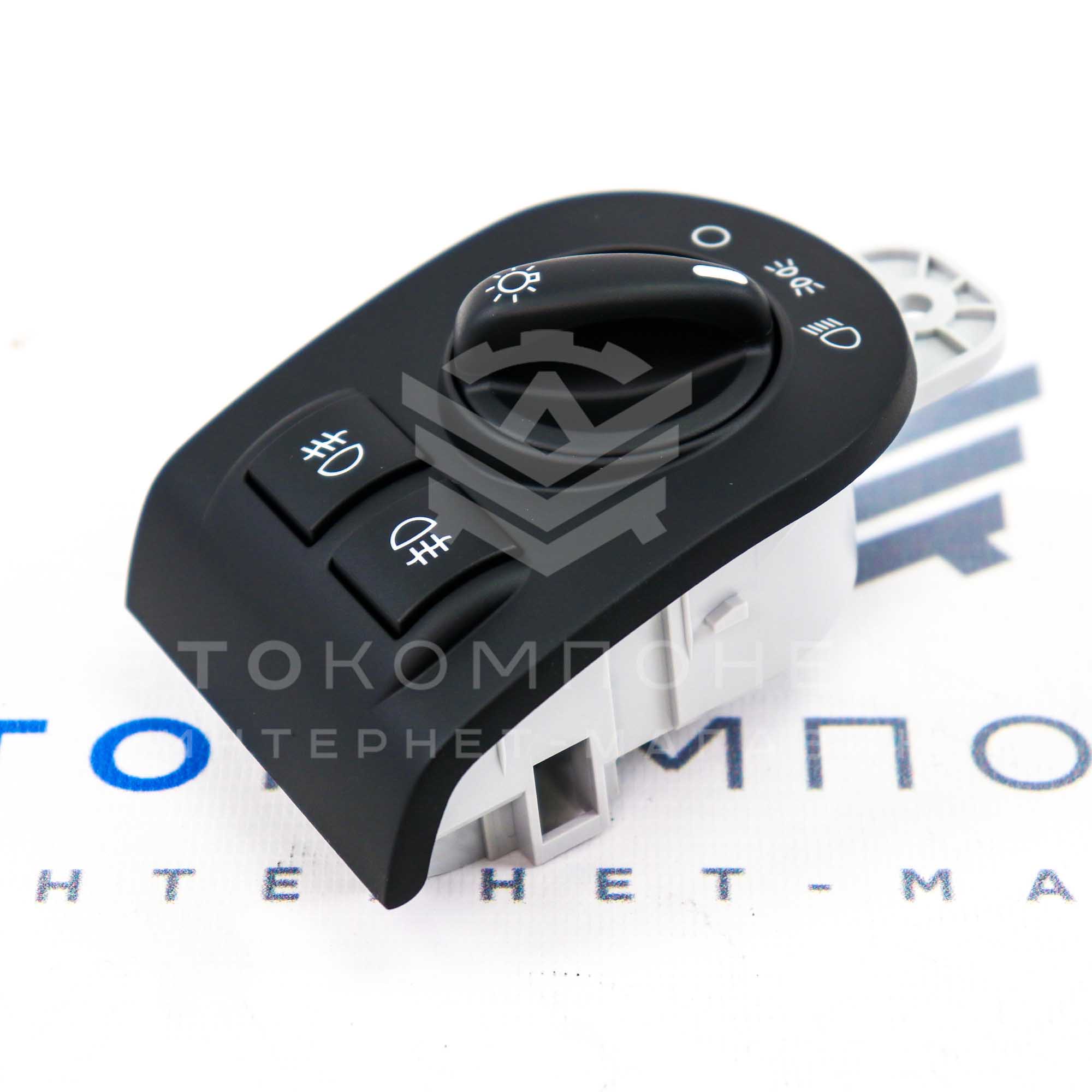 Модуль управления светом (МУС) c ПТФ Гранта FL, Калина 2, Нива 4х4 (белая подсветка)