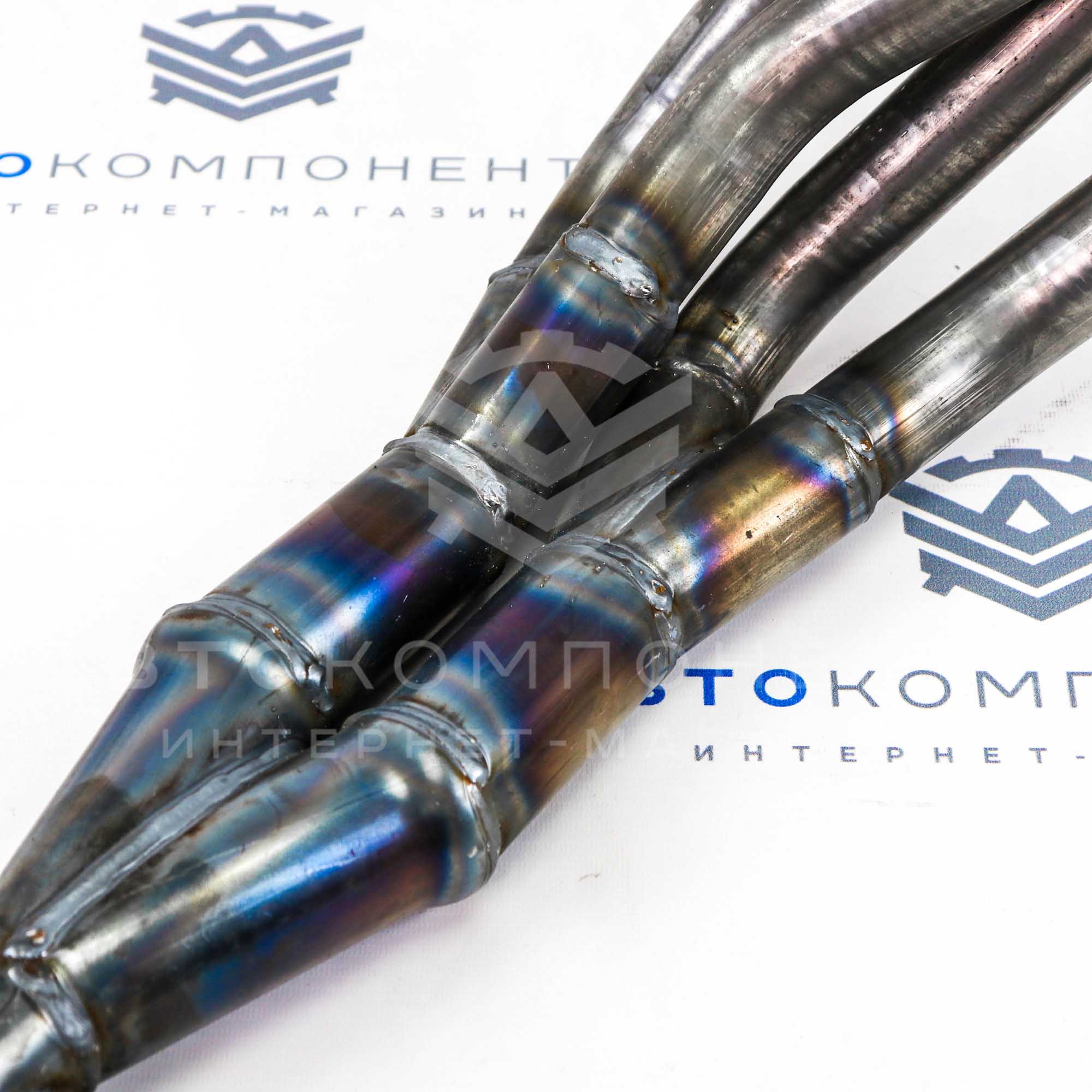 Выпускной коллектор (паук) "DK PRO" на "треугольном фланце" 16v 4-2-1 ВАЗ 2108-2115 (ПНО0045)