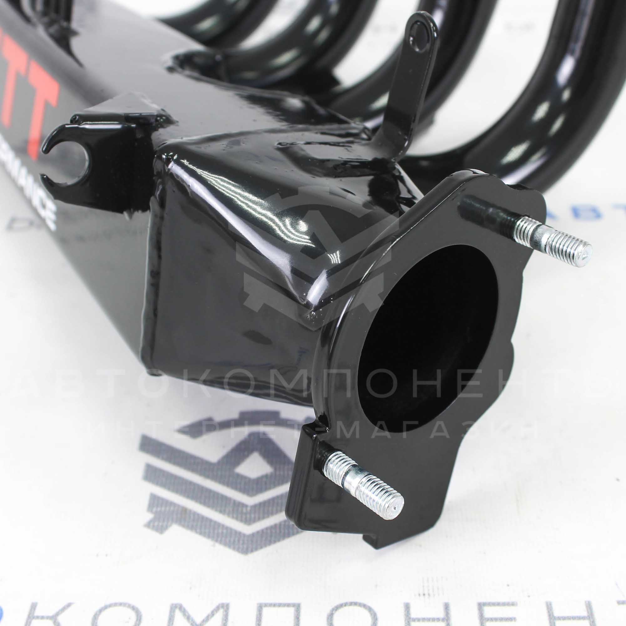 Ресивер STT 16V Лада Приора, квадратный, (механическая заслонка 2112), фланец ø38мм