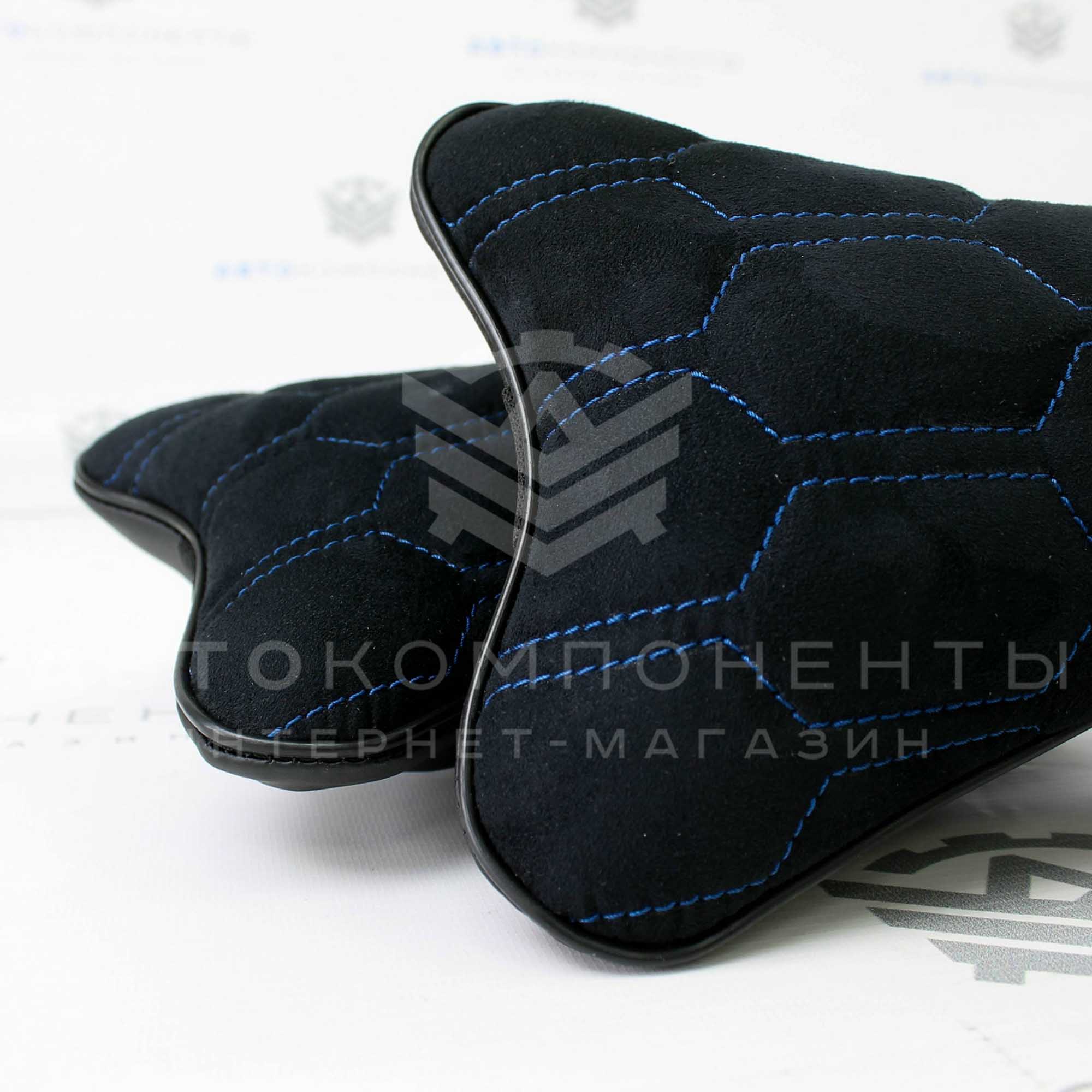 Подушка подголовника с прострочкой "Соты"