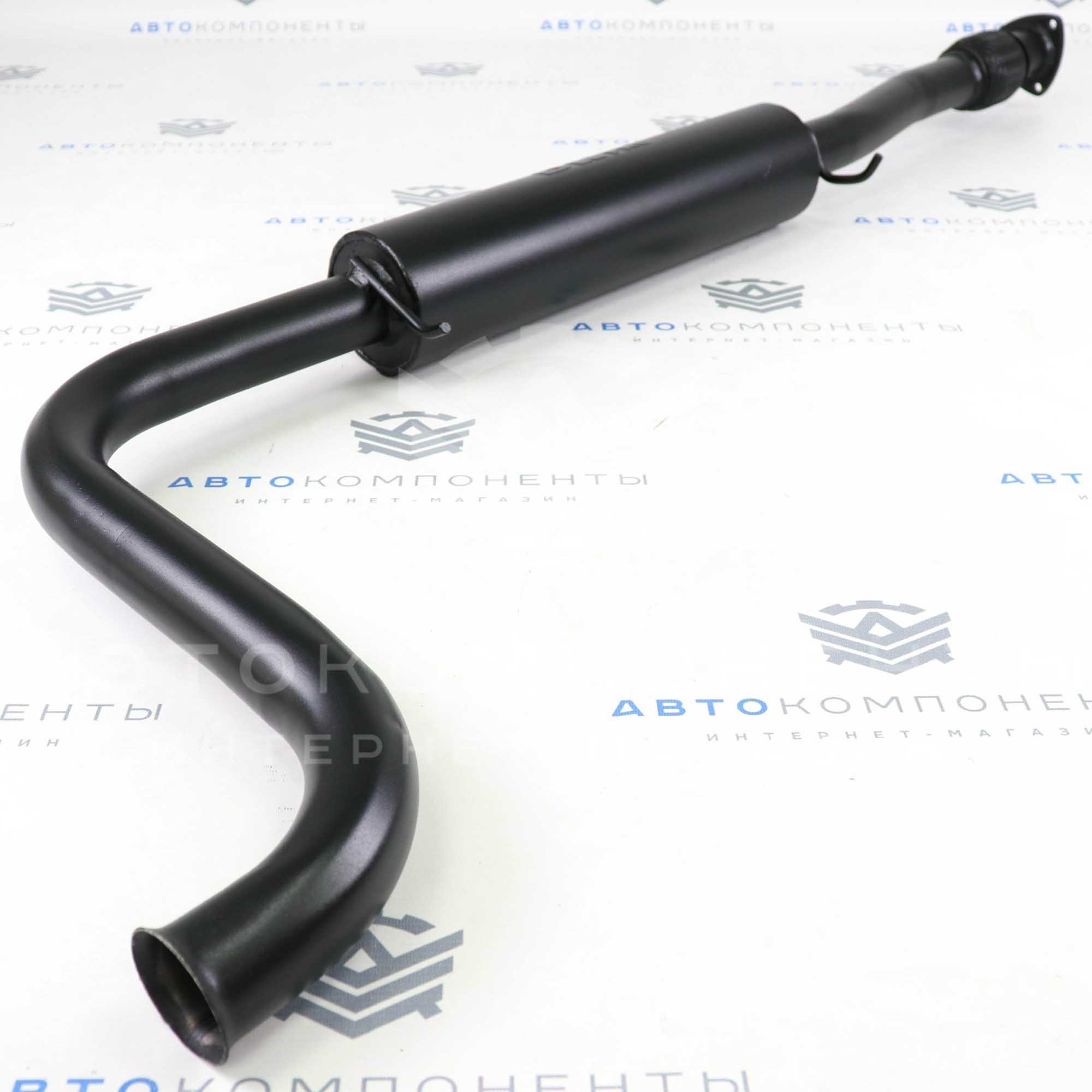 Резонатор "DK PRO" на "треугольном фланце" с гофрой (до 2008 г) ВАЗ 2110-2112 (РЗ0010)