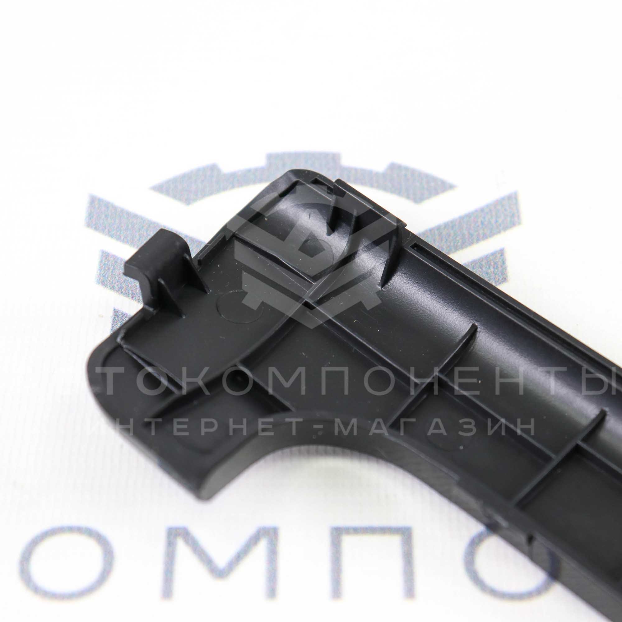 Накладки ручек обивки пассажирских дверей (черный лак) Лада Гранта, Гранта FL, Калина 2