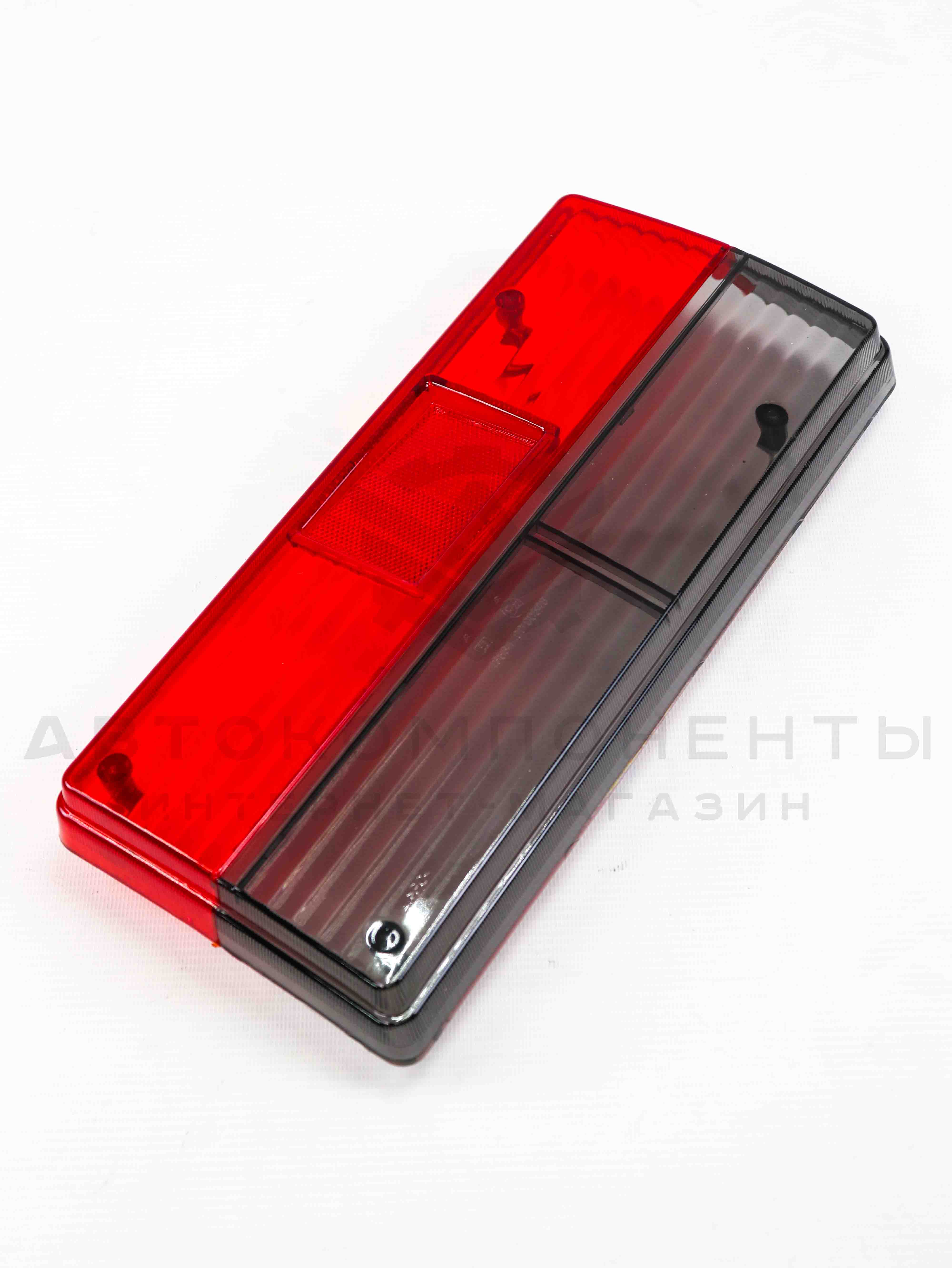 Рассеиватели (хрустальные) задних фонарей ВАЗ 2105, 2107 (красно-тонированные)