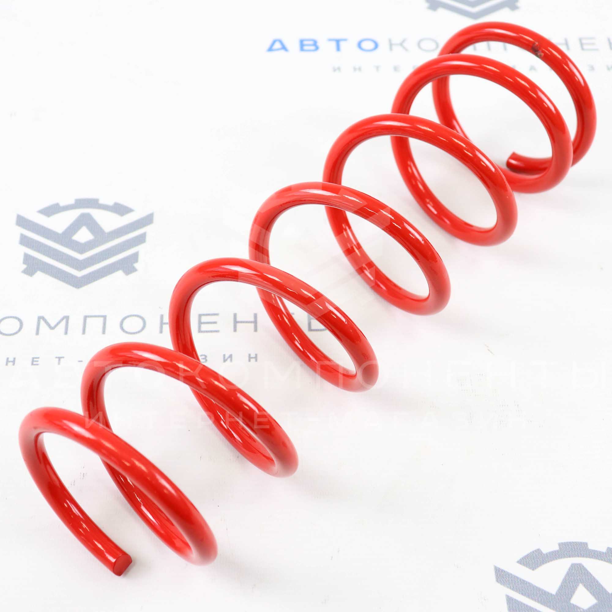 Пружины задние "ТЕХНОРЕССОР"  ВАЗ 2108-21099, 2113-2115, Калина, Гранта, Приора Драйв с занижением -30 (красные)
