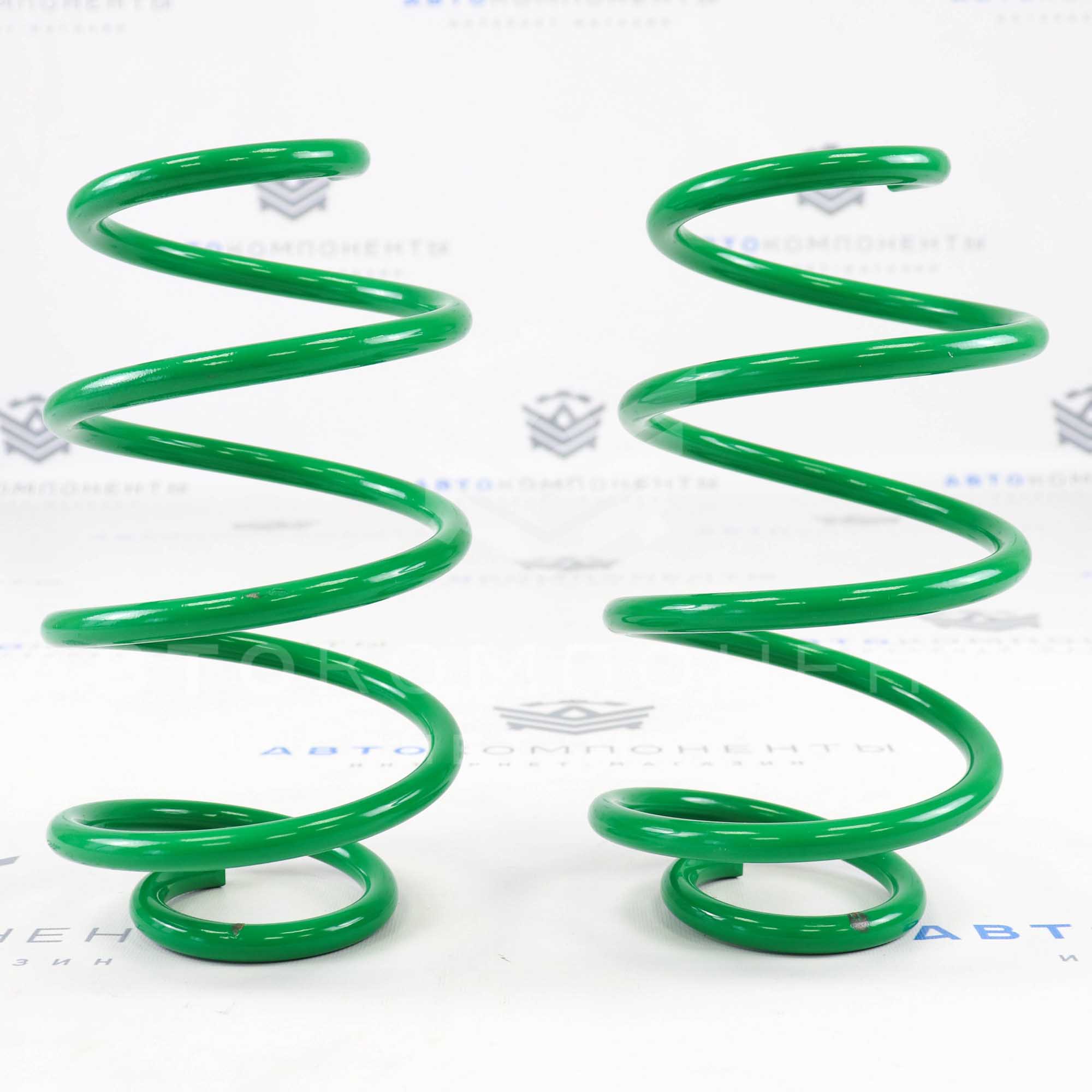 Пружины передней подвески "ТЕХНОРЕССОР" Лада Приора, Калина 2, Гранта -70мм (зеленые) TRF2170-70