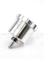 Универсальный бачок тормозной жидкости (алюминиевый) с резьбой 7/16"-20 (серебристый)