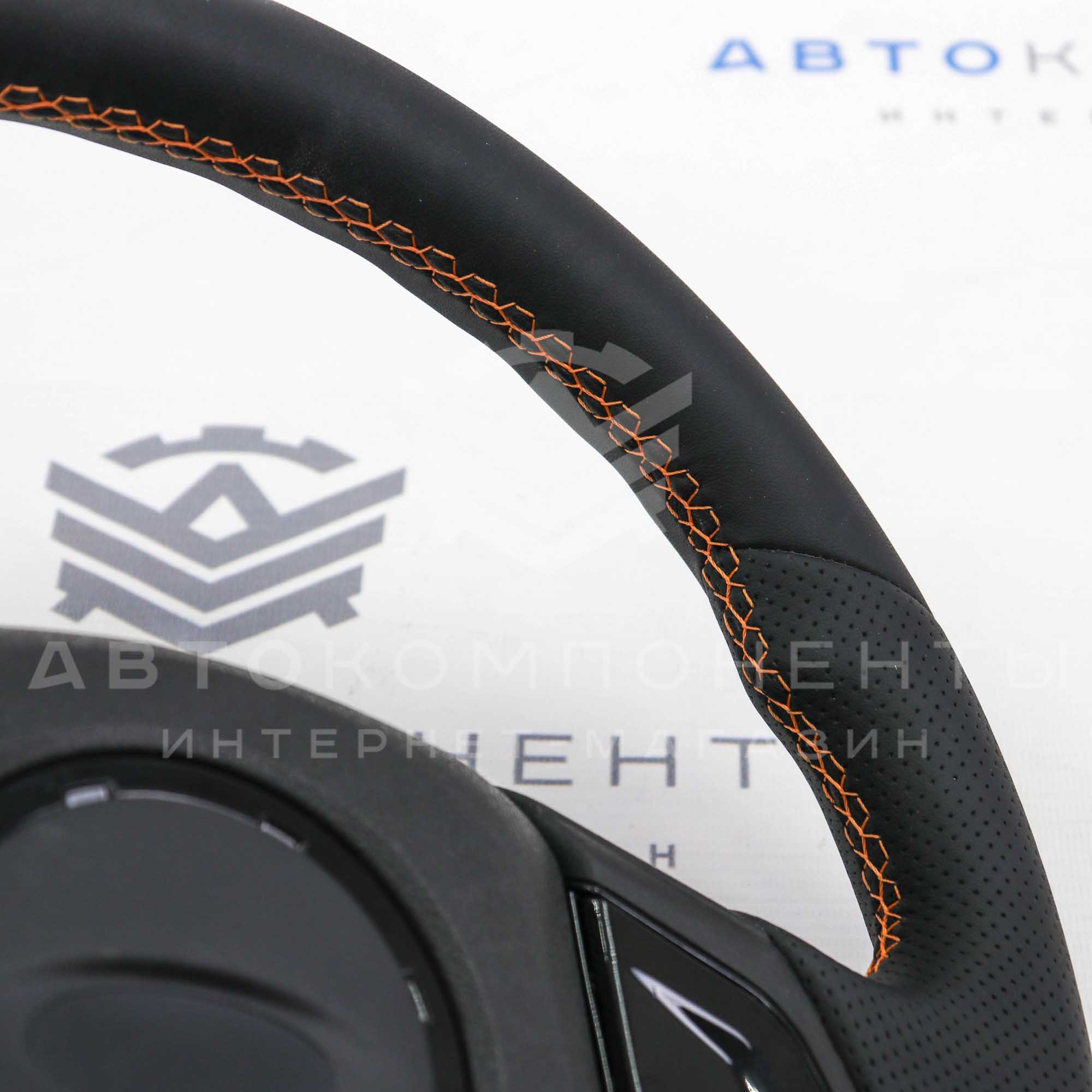 Руль "Барс" (в коже) без зашитой подушки ВАЗ 2101-2107, Лада Нива 4х4