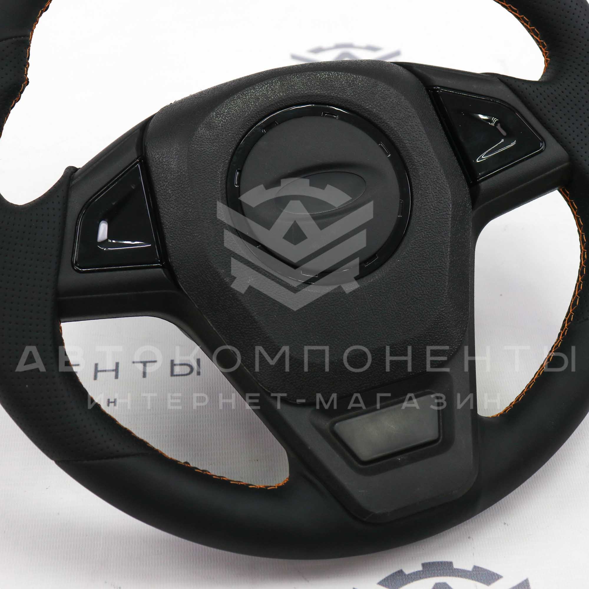 Руль "Барс" (в коже) без зашитой подушки ВАЗ 2101-2107, Лада Нива 4х4