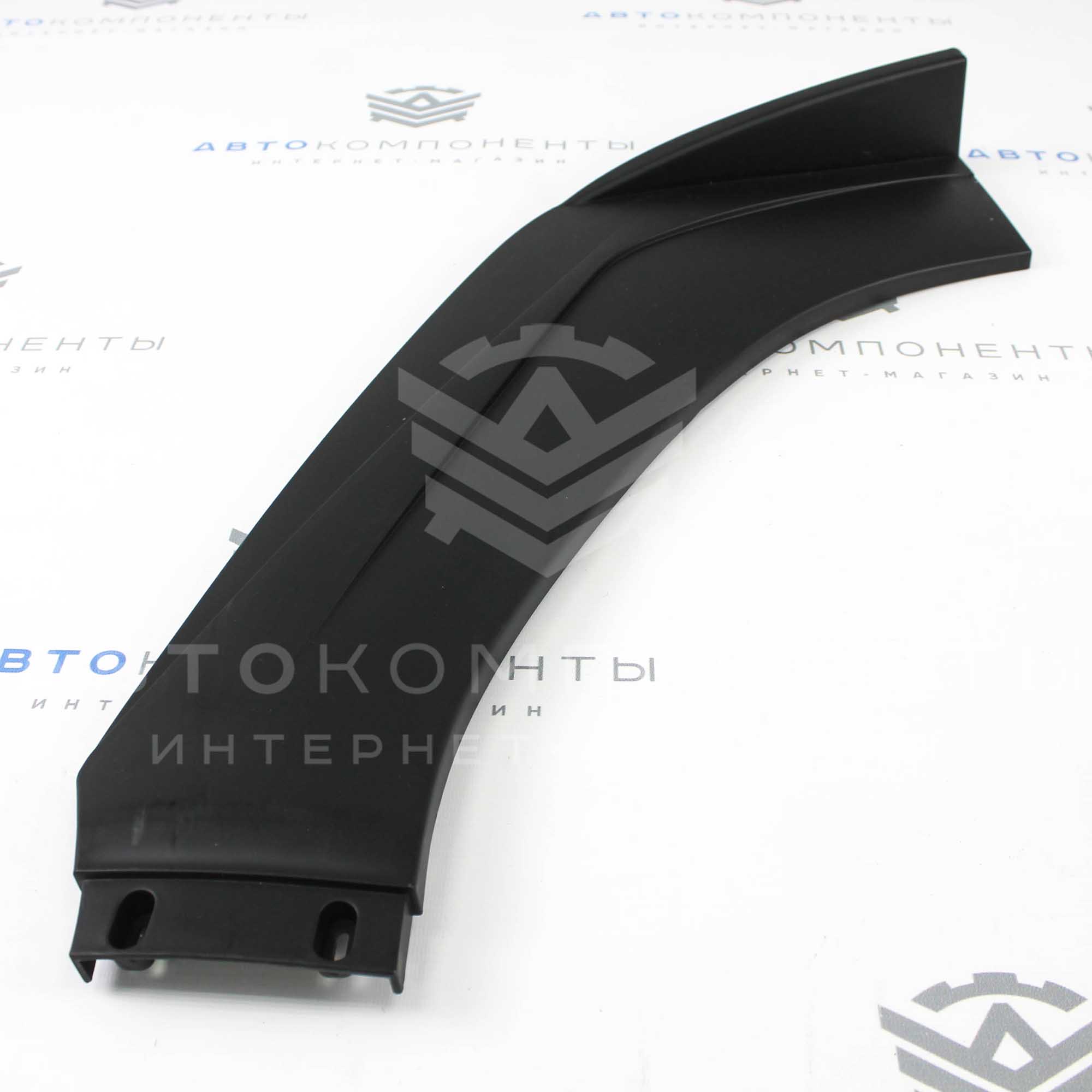 Универсальный сплиттер (губа бампера) "Sal-Man" черный мат ver.2