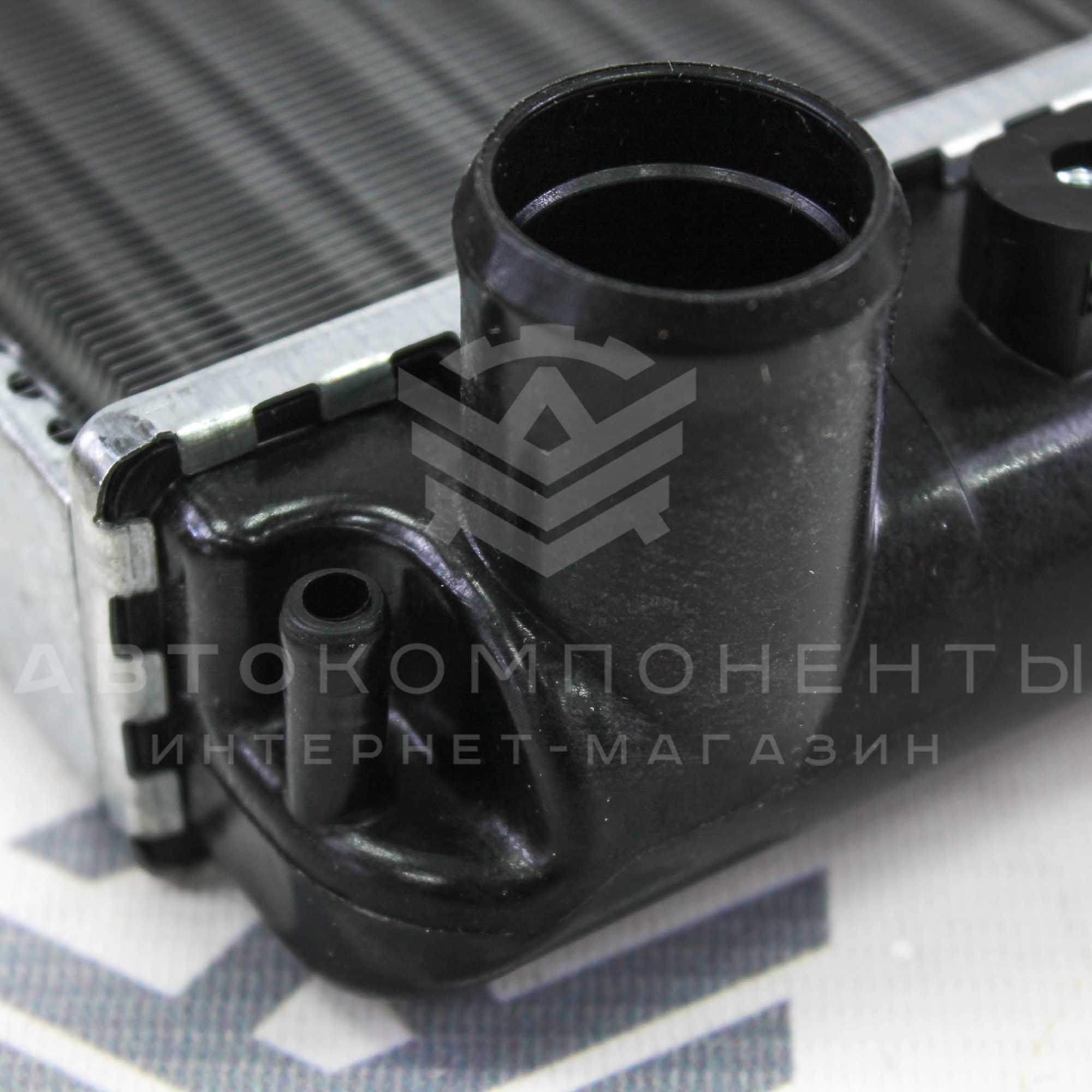 Радиатор охлаждения двигателя "AVTOSTANDART" Лада Калина (без кондиционера)