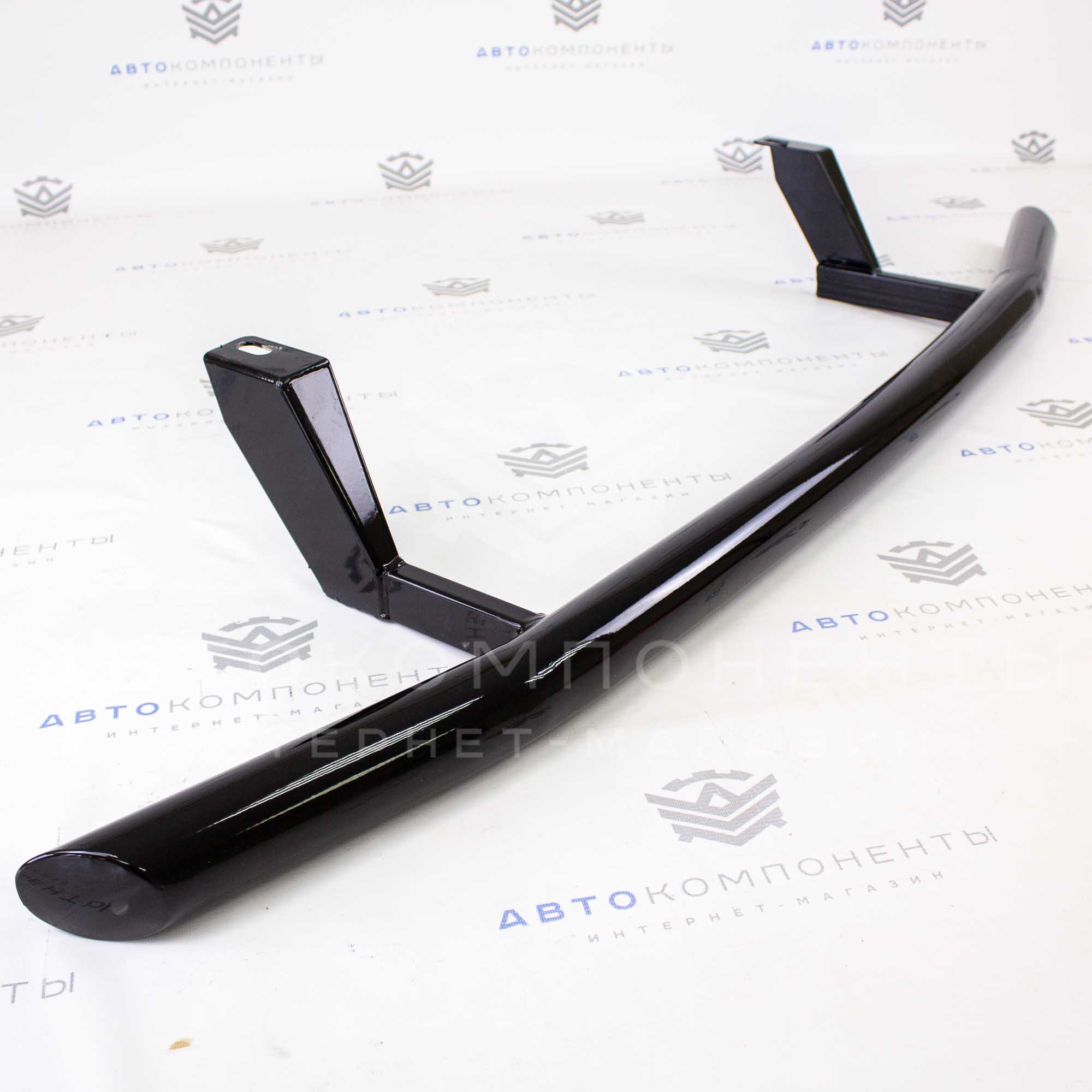 Защита переда (дуга) Нива 4х4 Урбан (черный глянец)