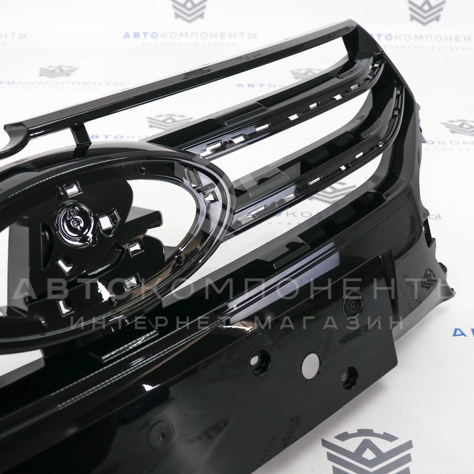 Решетка радиатора (голая) Лада Vesta NG (черный глянец)