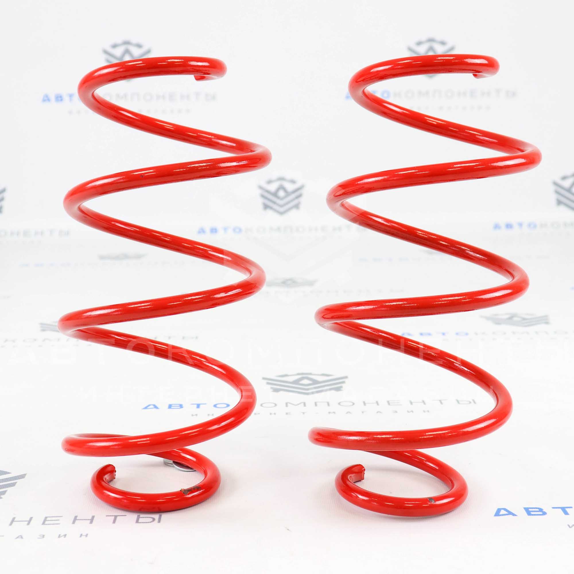 Пружины передней подвески "ТЕХНОРЕССОР" Лада Приора, Калина 2, Гранта -30мм (красные) TRF2170-30