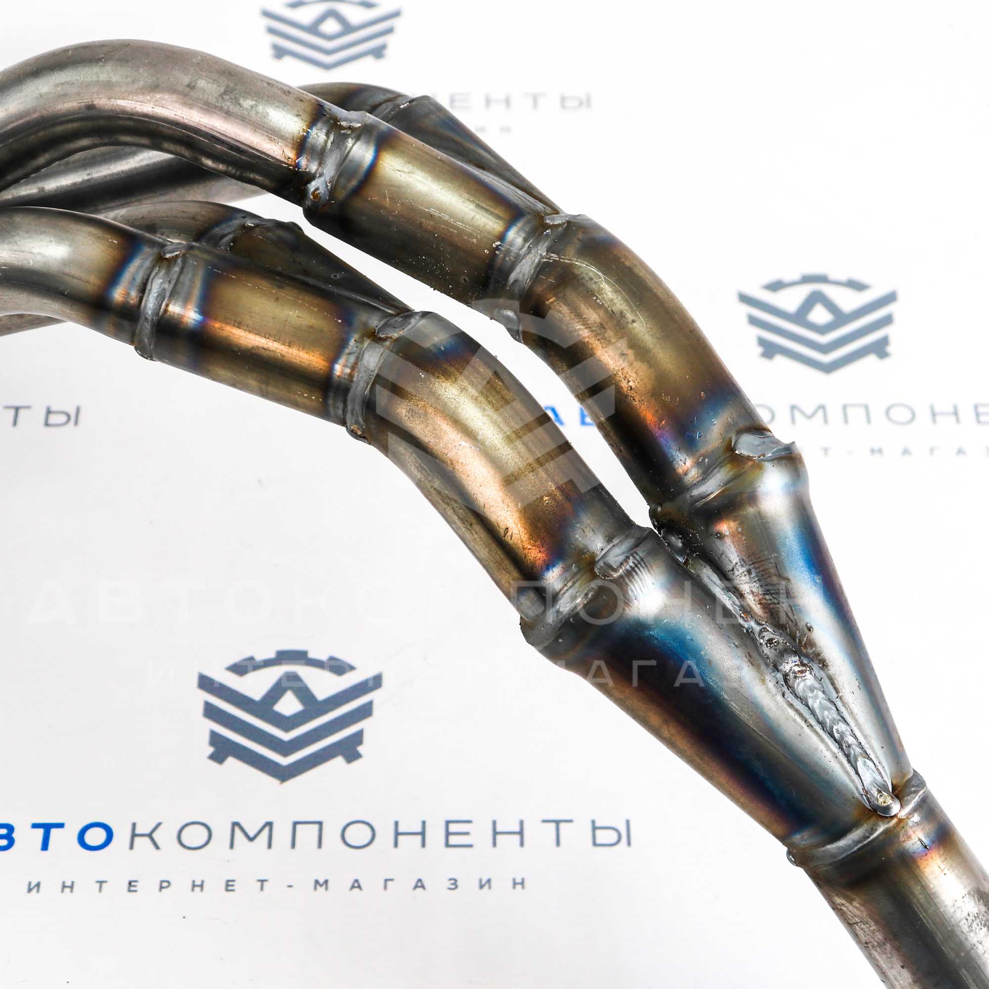 Выпускной коллектор (паук) "DK PRO" на "треугольном фланце" 8v 4-2-1 ВАЗ 2108-21099, 2113-2115 (ПНО0021)