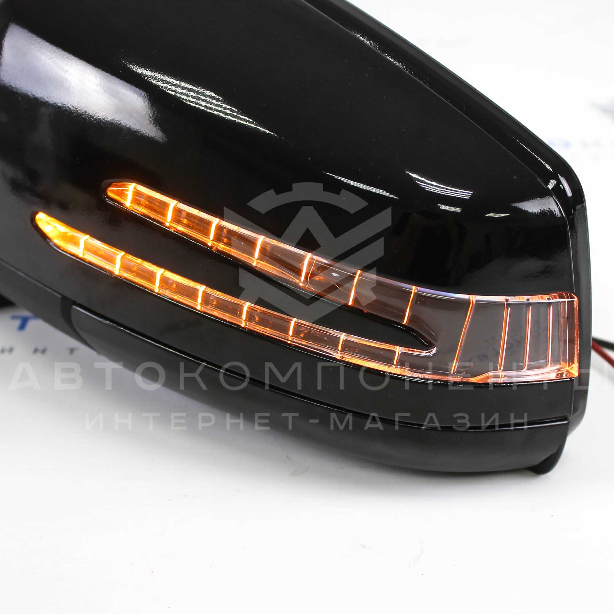 Электрические зеркала в стиле Mercedes-Benz с двойным повторителем (электропривод, обогрев, электроскладывание, вежливая подсветка) Лада Нива 4х4 в цвет кузова