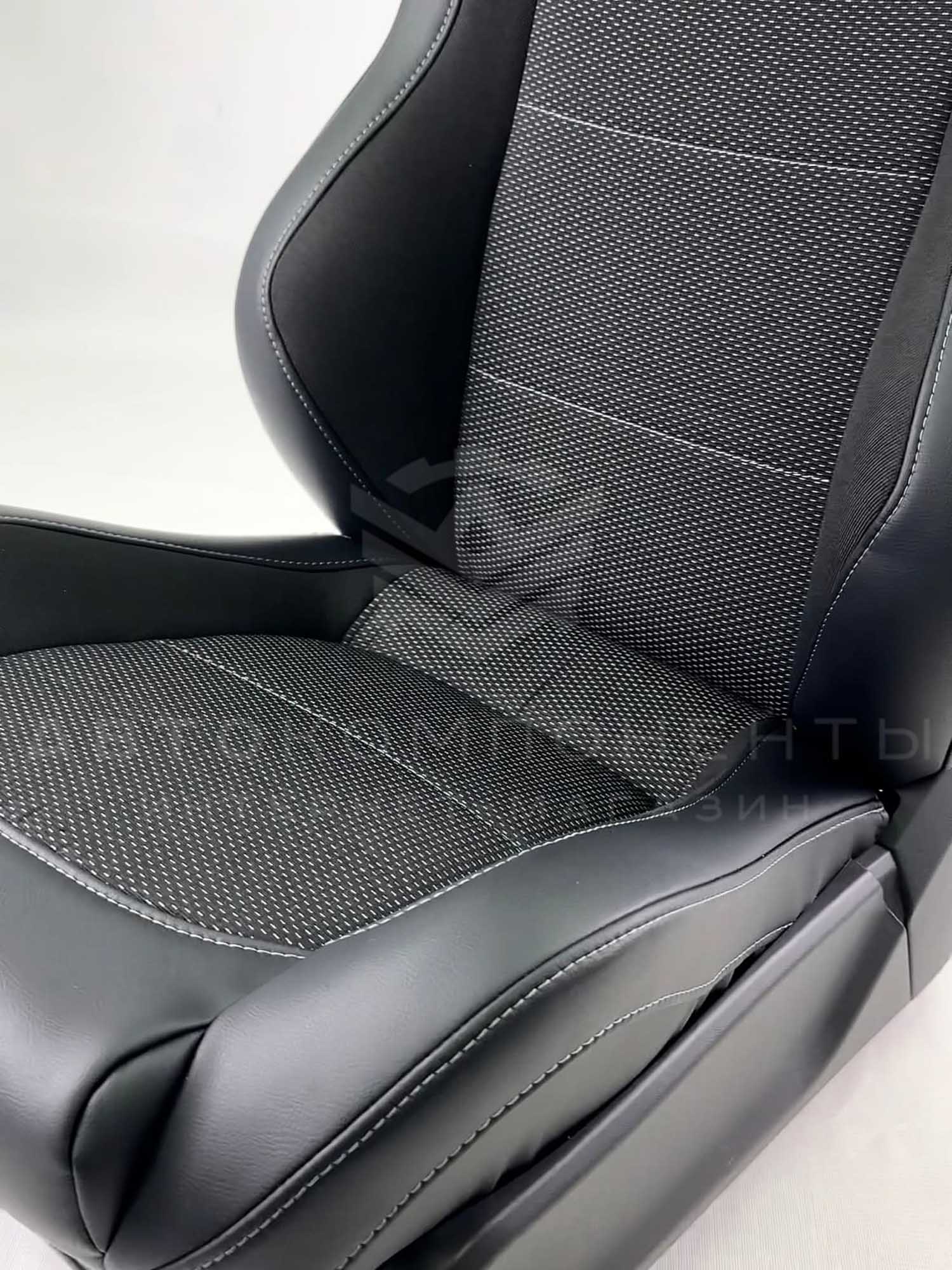 Анатомические сиденья (в сборе) "Black" ВАЗ 2108, 2113