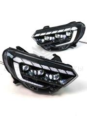 Передние фары с ДХО (6 Bi-Led линз) Лада Vesta NG