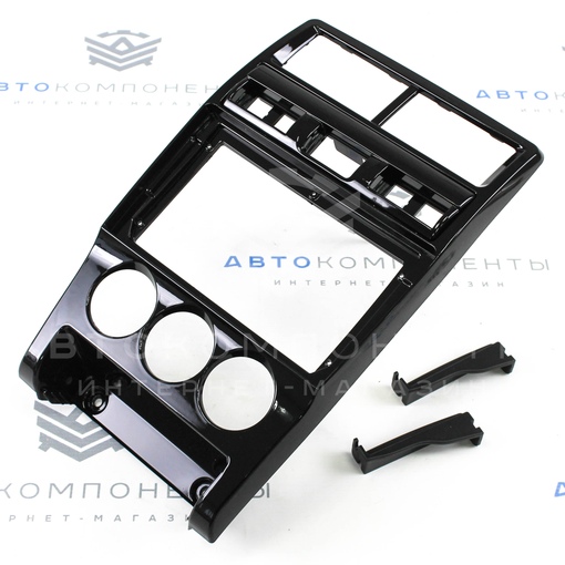 Центральная консоль 2DIN (9 дюймов) Лада Приора 2 (черный лак)