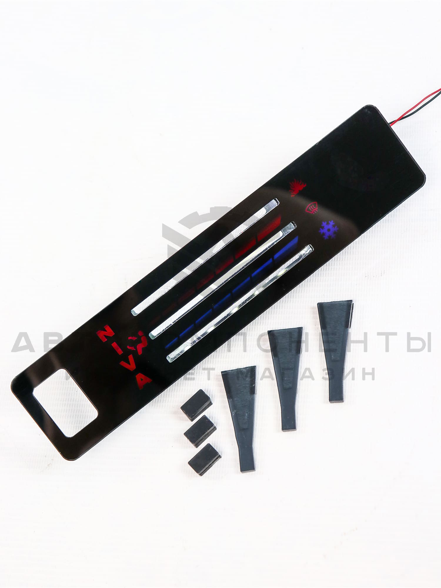 Ручки управления отопителем с подсветкой Лада Нива 4х4