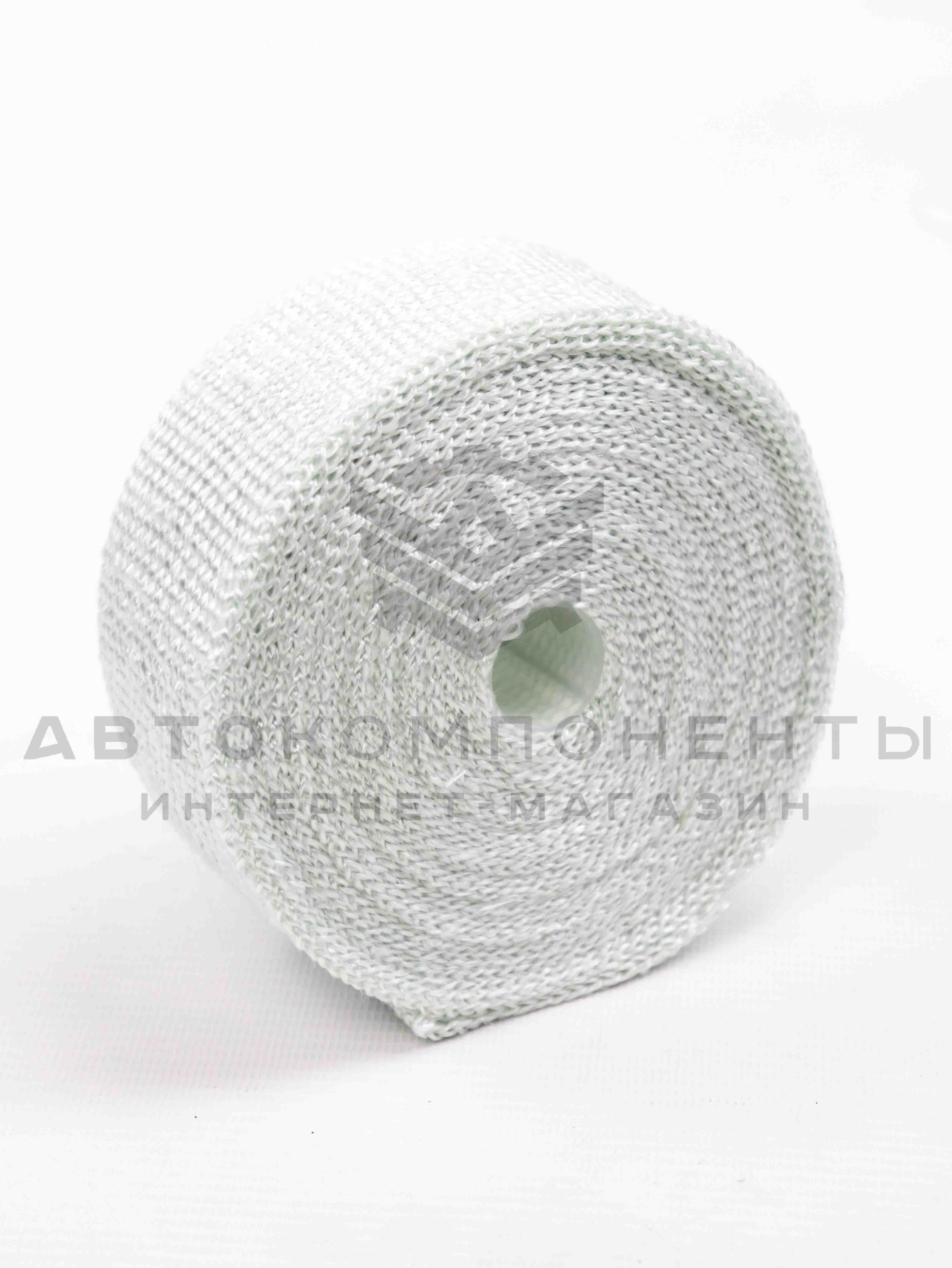 Термолента (стекловолокно) белая (10м) 800°С