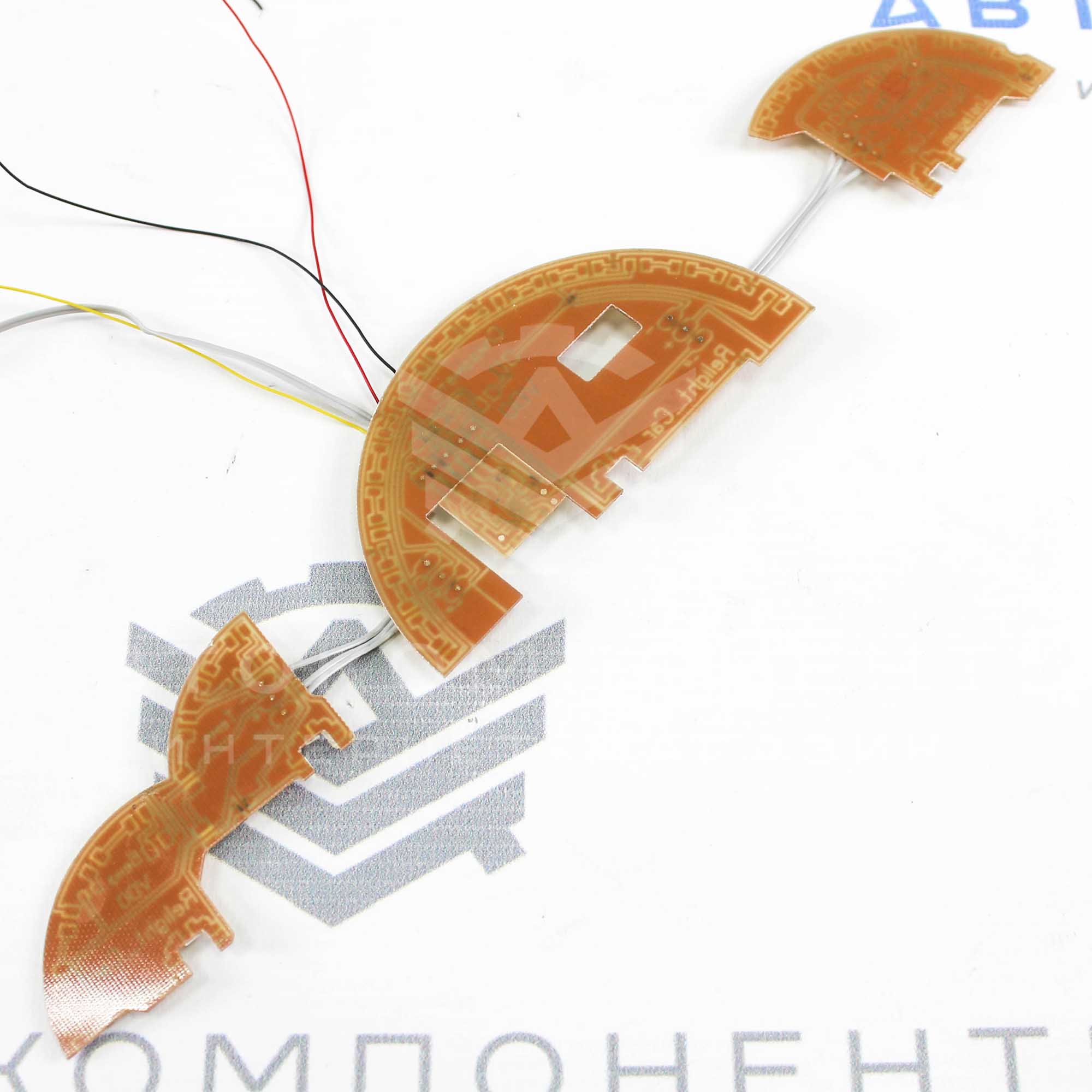 Светодиодная пересвеченная (красно-белая) плата АП/Счетмаш ВАЗ 2110 Евро, Приора, Калина