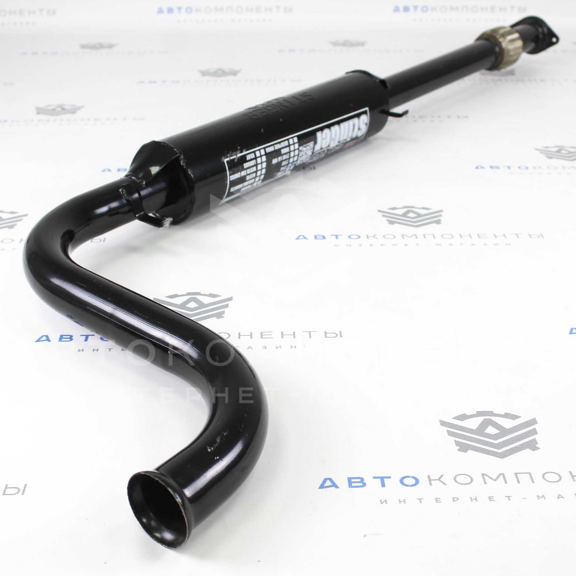 Резонатор (с гофрой) под выпускной коллектор Stinger ВАЗ 2108-21099, 2113-2115
