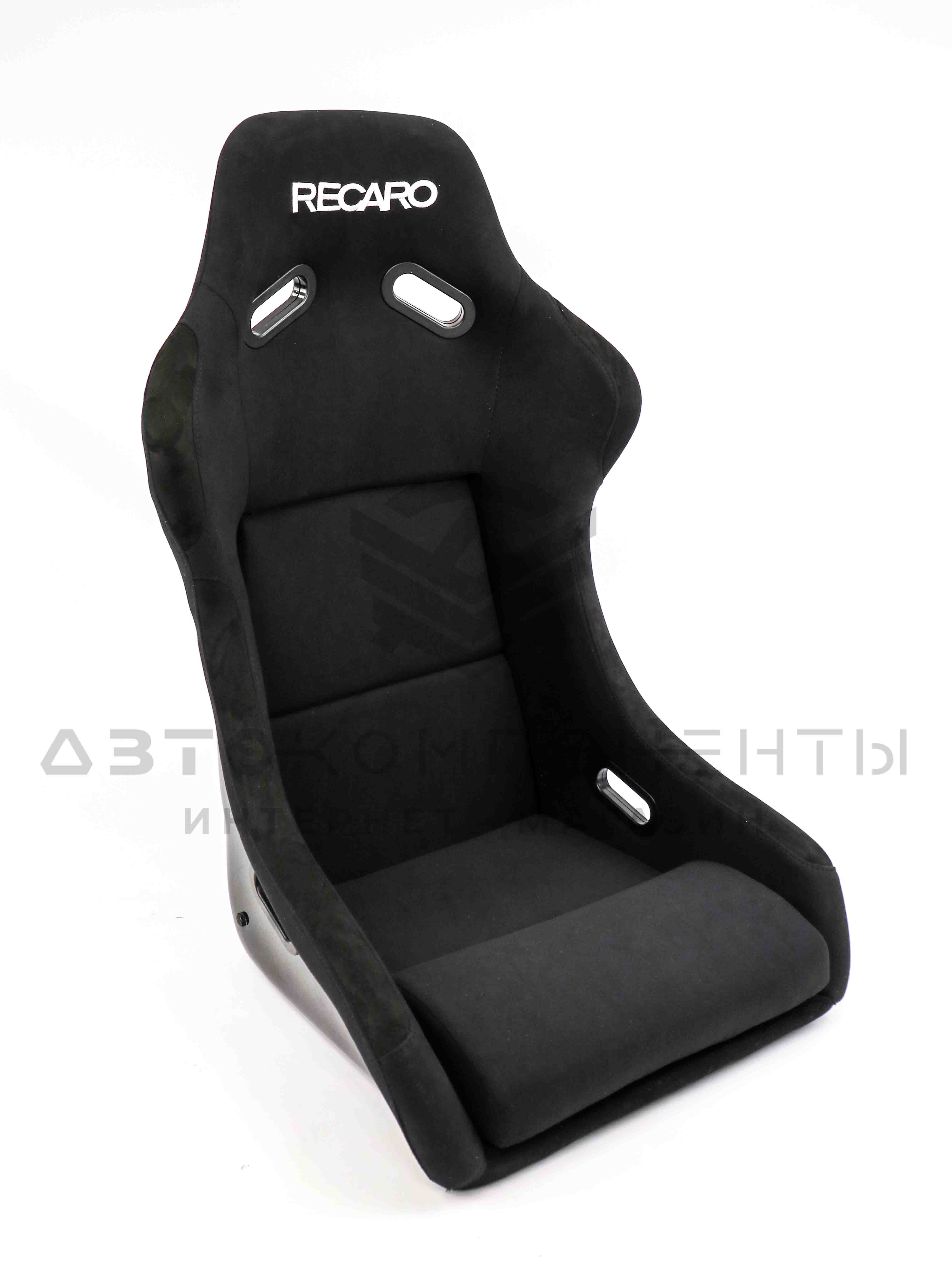 Ковш спортивный "RECARO" с салазками, размер XL (черный) 3-х слойный каркас