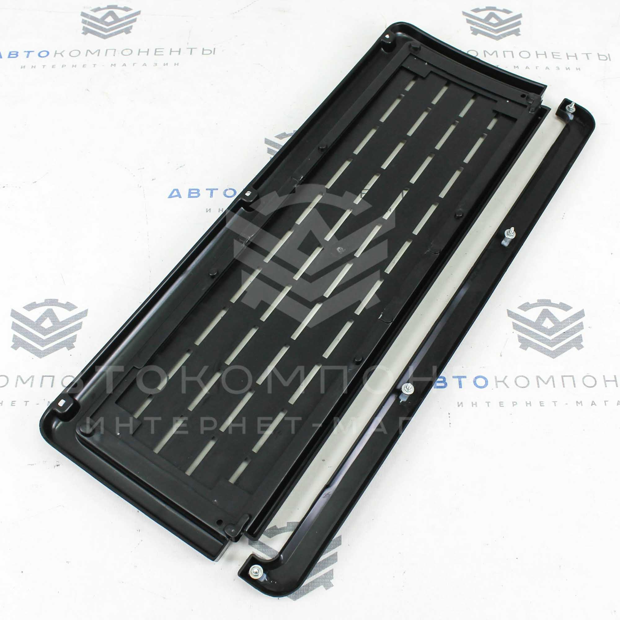 Решетка радиатора "Широкие полосы" ВАЗ 2107 (черный глянец)