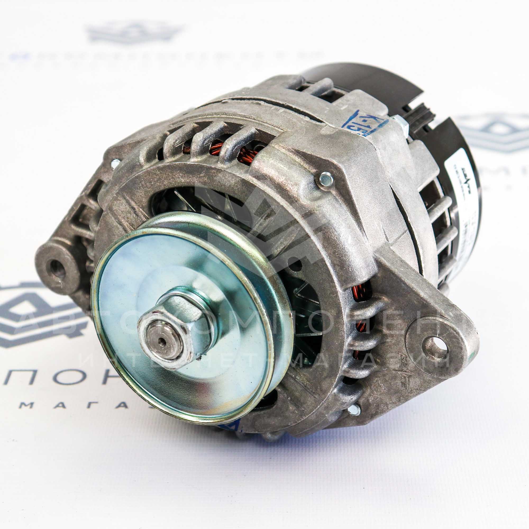 Генератор "КЗАТЭ" 140А Лада Нива 4х4, ВАЗ 2104-2107, Шевроле Нива (до 2003 г.в) (9412.3701С)