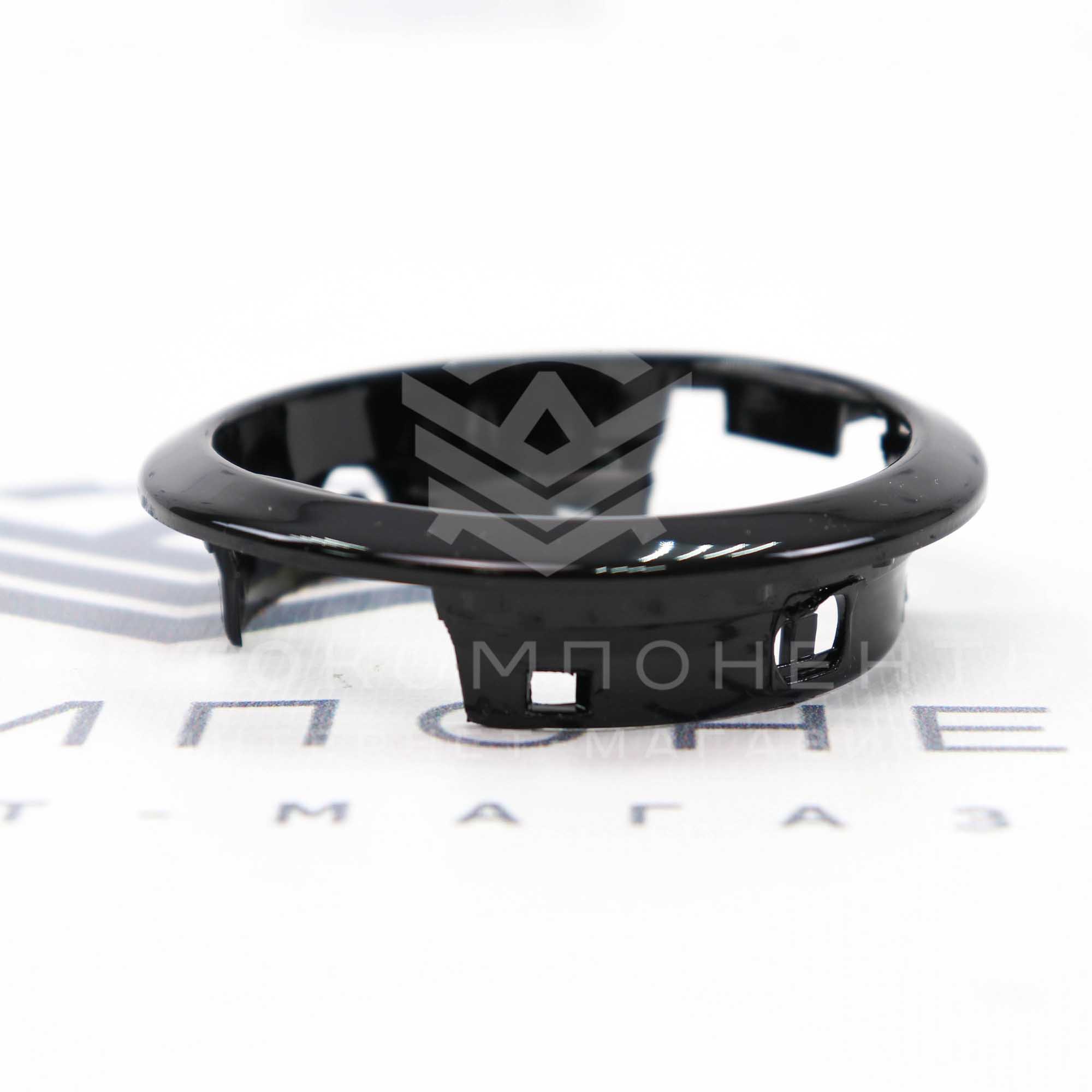 Облицовка (кольцо) сопла воздуховода (черный лак) Лада Гранта, Калина 2