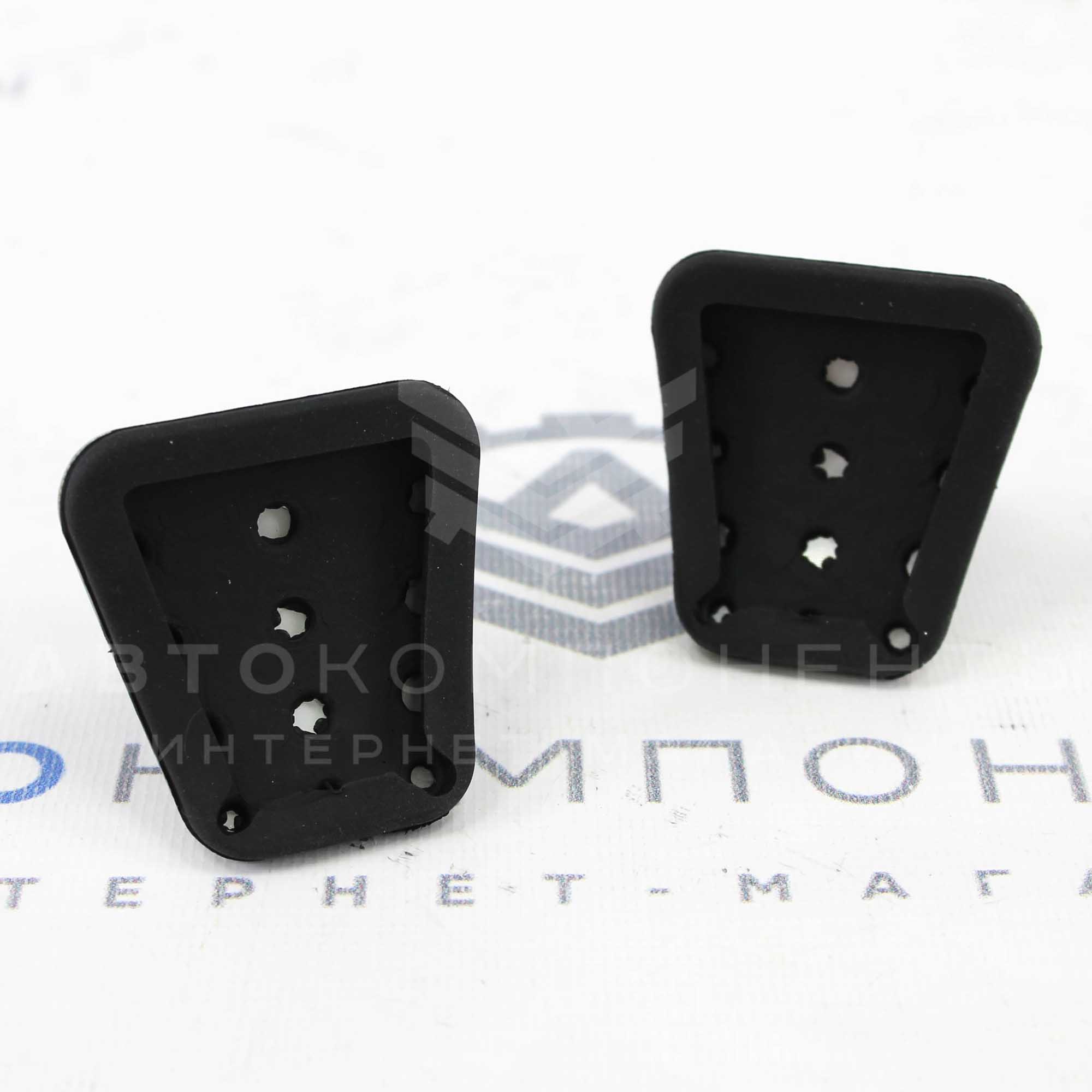 Накладки на педали "Sal-Man" "L" Лада Приора, Калина, Гранта (черные) (01426)