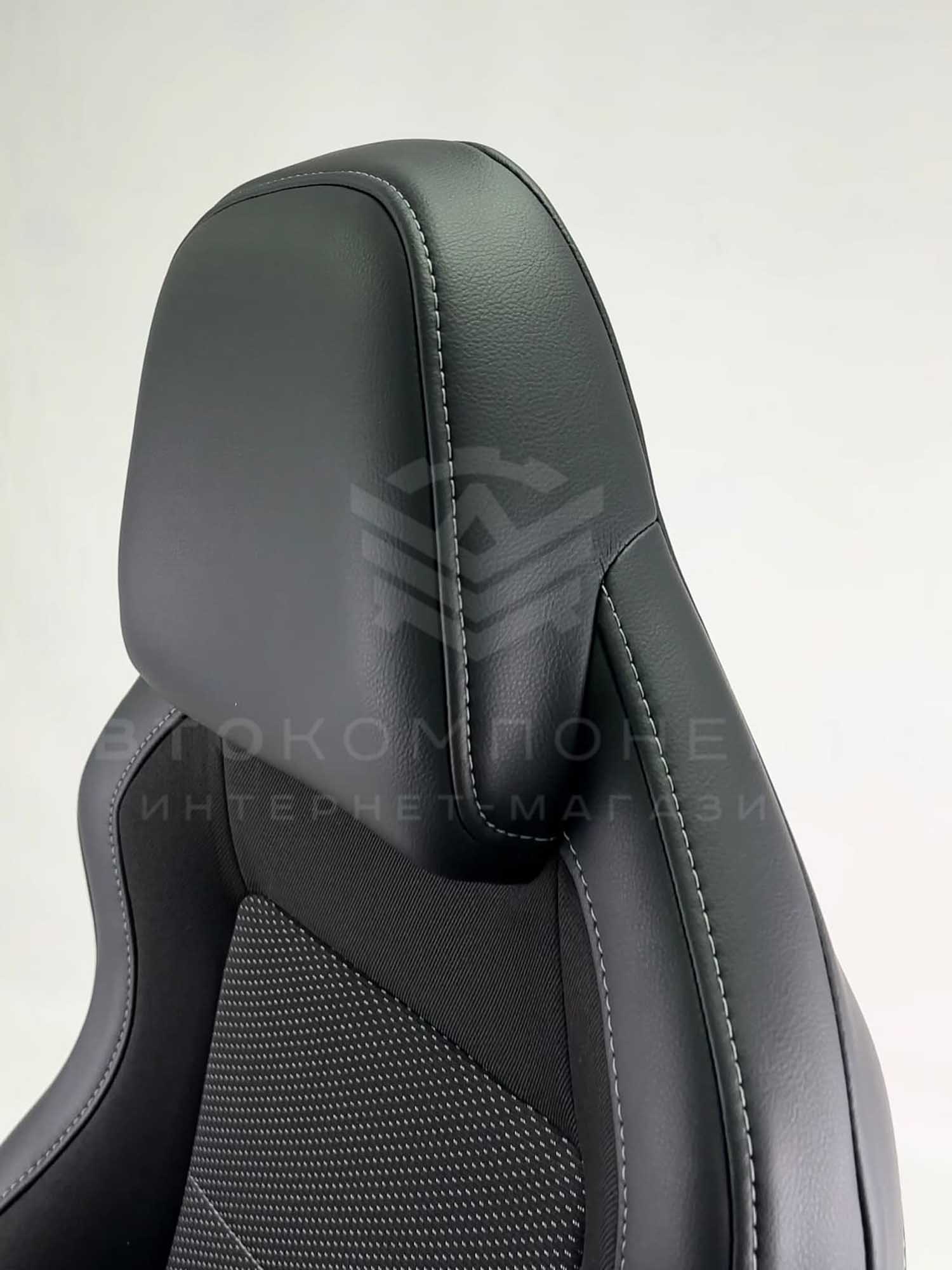 Анатомические сиденья (в сборе) "Black" Лада Нива 4х4 Legend