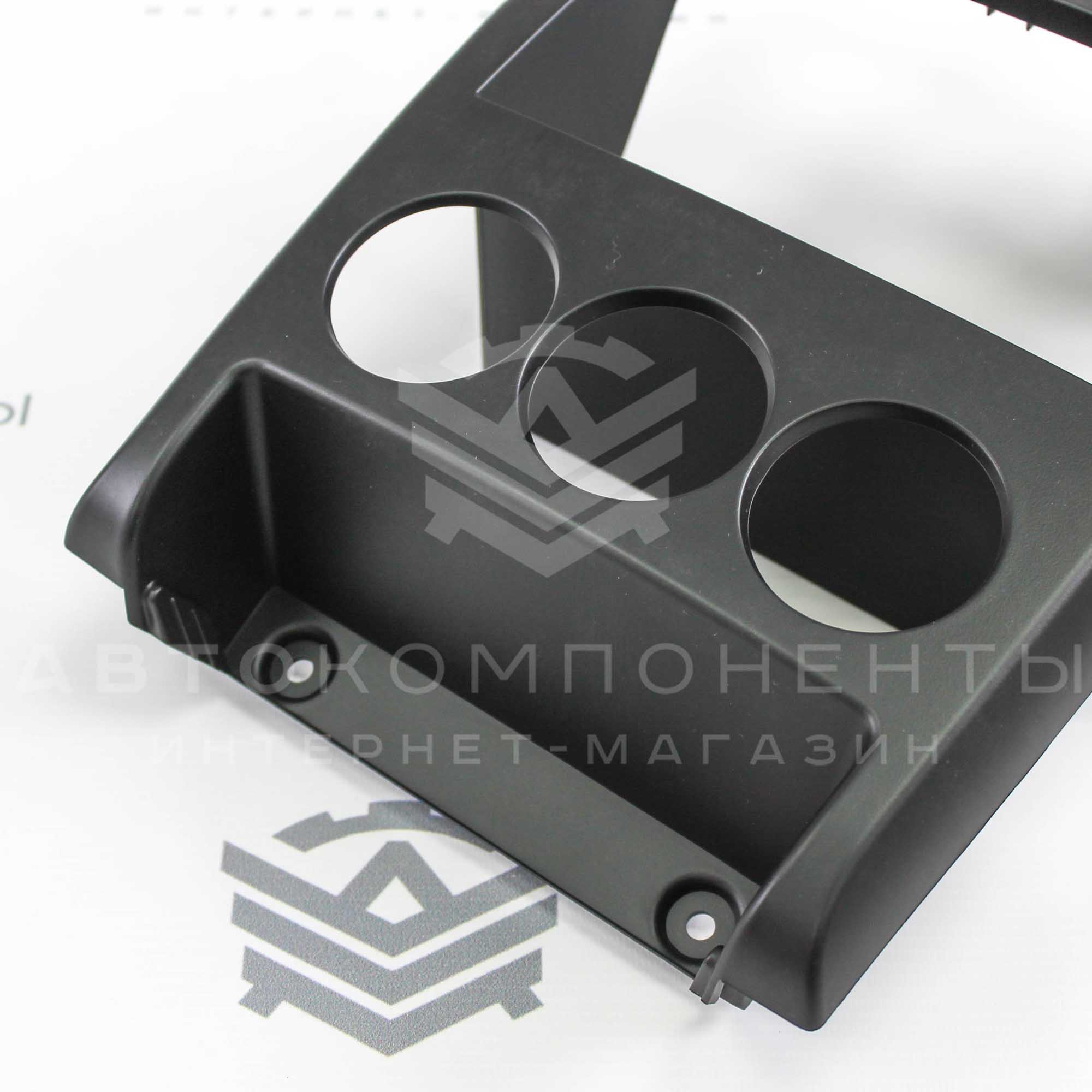 Центральная консоль 2DIN Лада Приора 2 (черный мат)