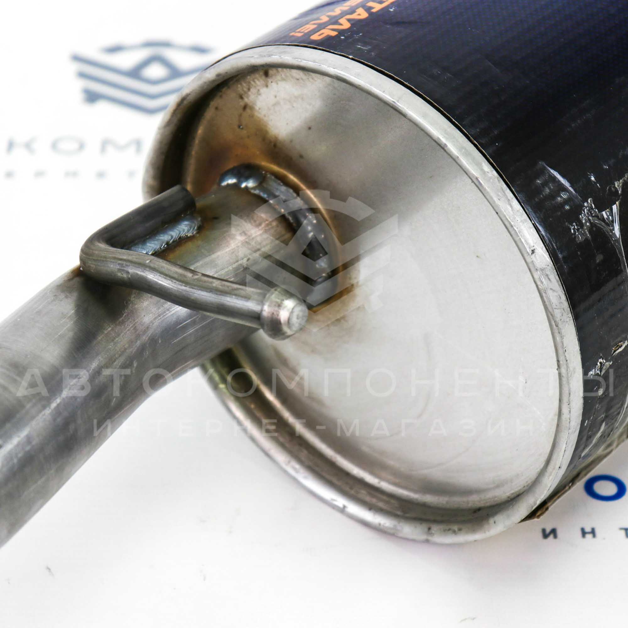 Глушитель "CBD" Sports Style прямоточный с наполнителем D51мм (нержавеющая сталь) Лада Vesta (CBD230.009)