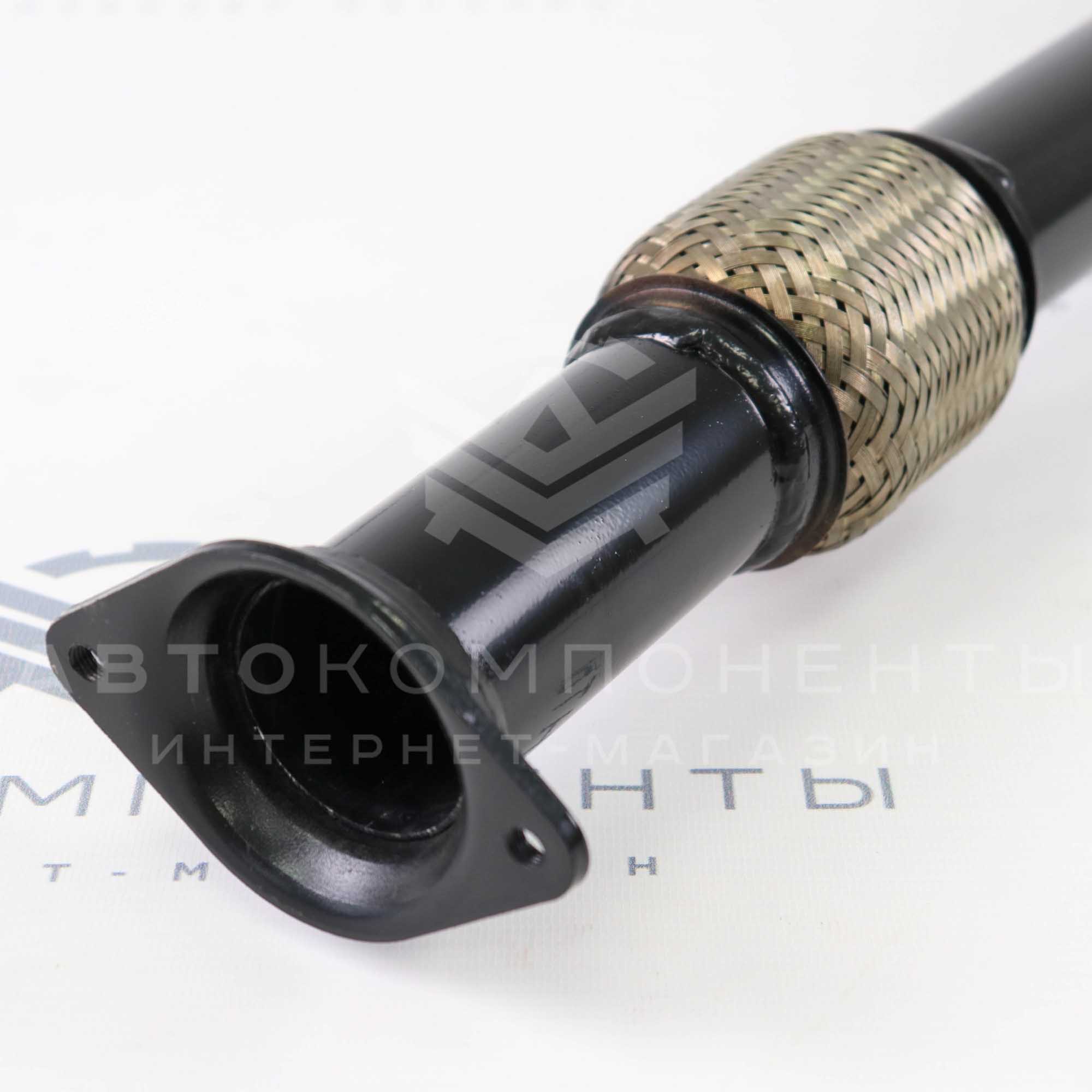 Резонатор (с гофрой) под выпускной коллектор STT ВАЗ 2108-21099, 2113-2115