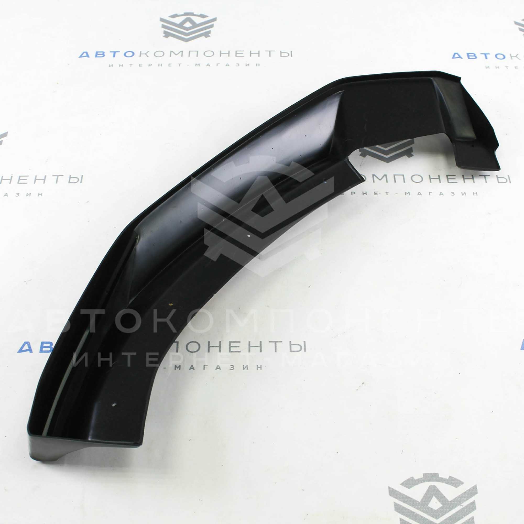 Сплиттер переднего бампера "Магнум-2" Лада Vesta (черный глянец)