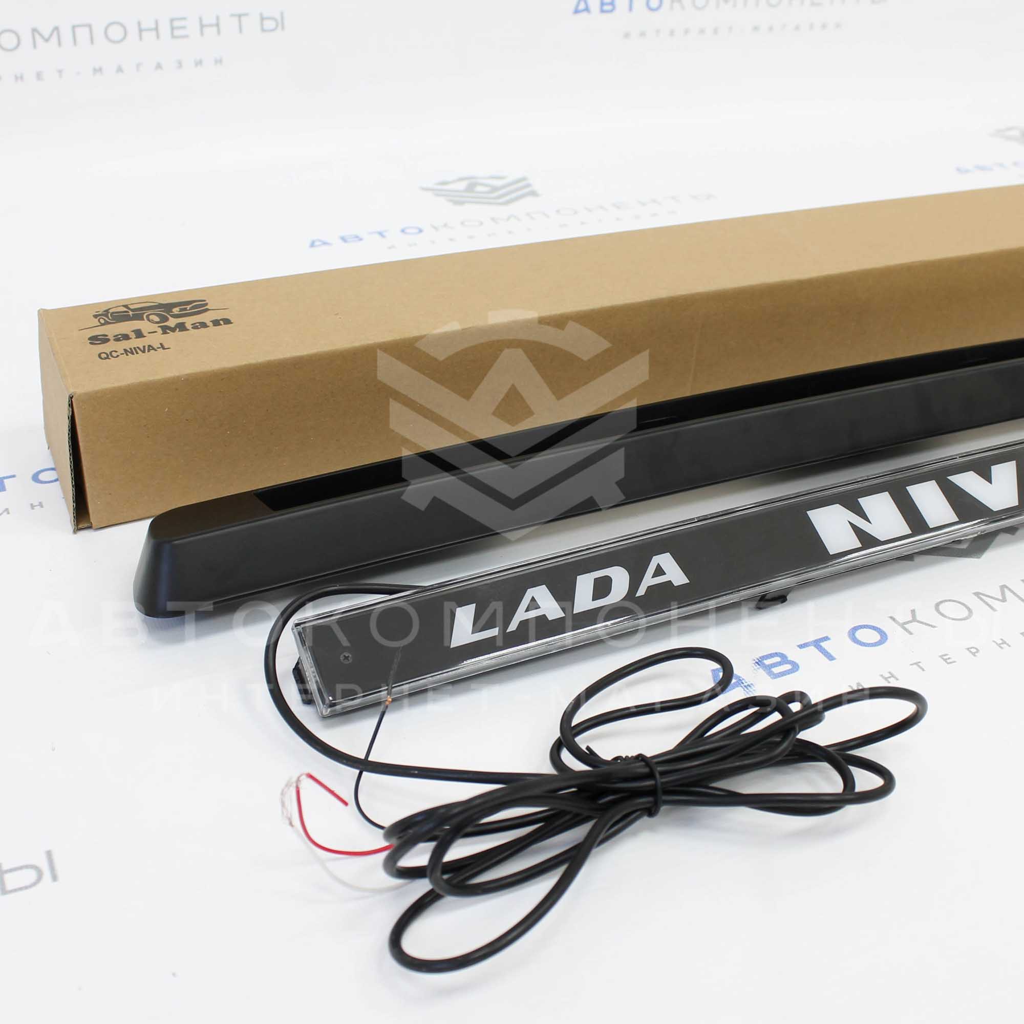 Номерная планка Нива 4х4 Sal-Man с надписью NIVA