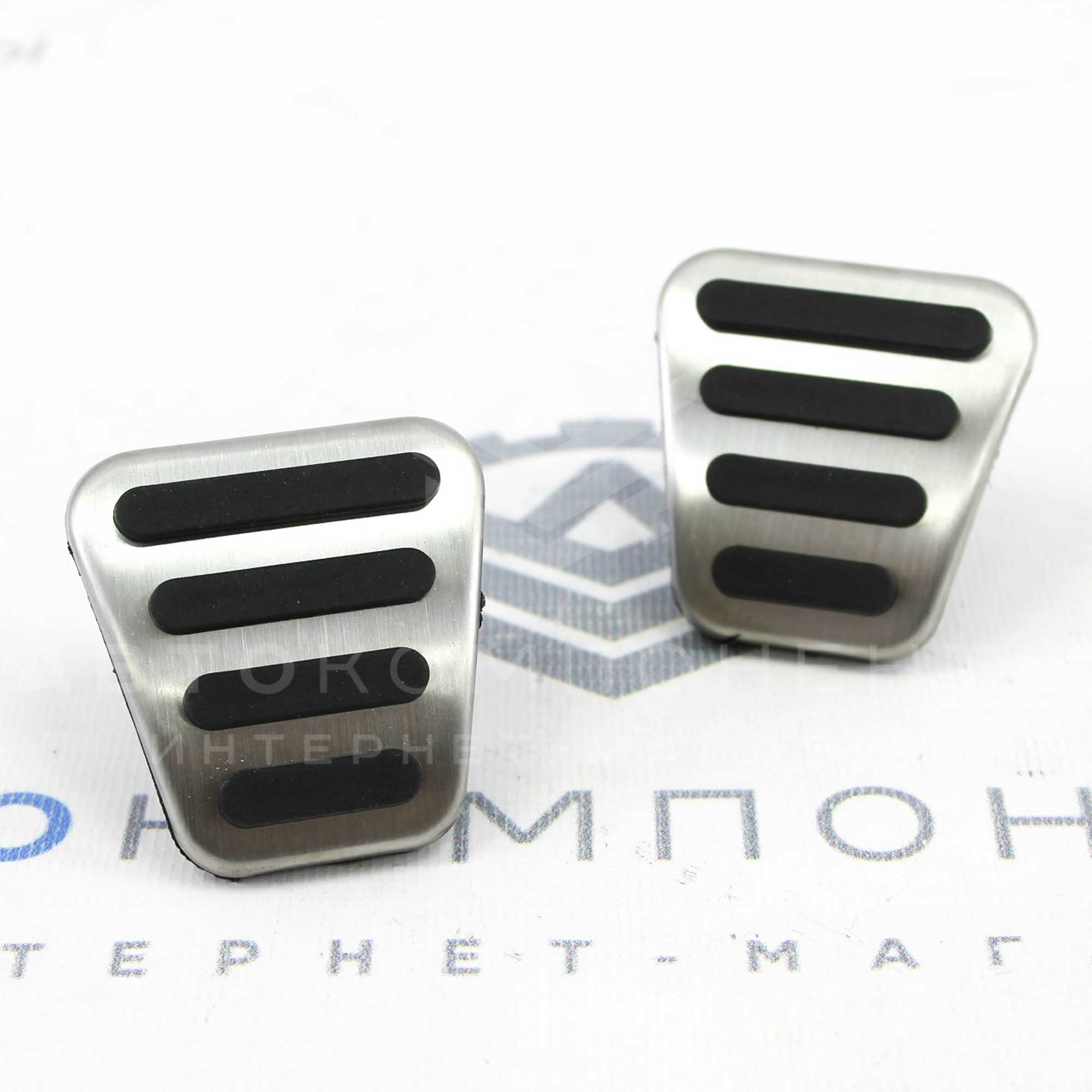 Накладки на педали "Sal-Man" "M" Лада Приора, Калина, Гранта (черные) (01429)