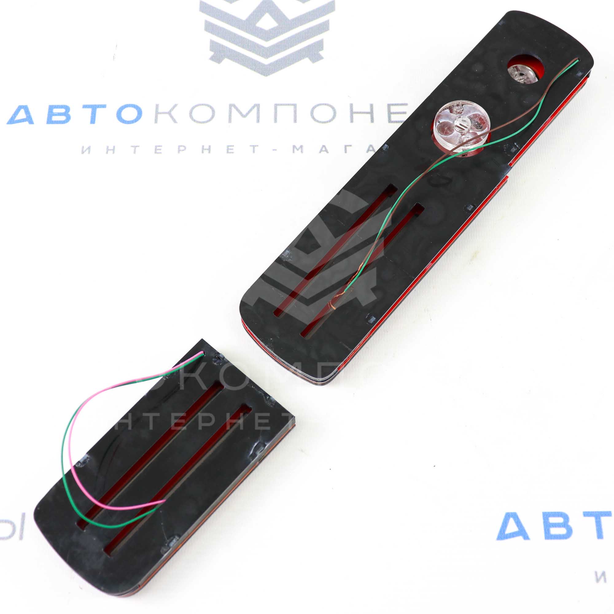 LED модуль корректора фар (удлиненный) ВАЗ 2113, 2114, 2115 (красная подсветка)