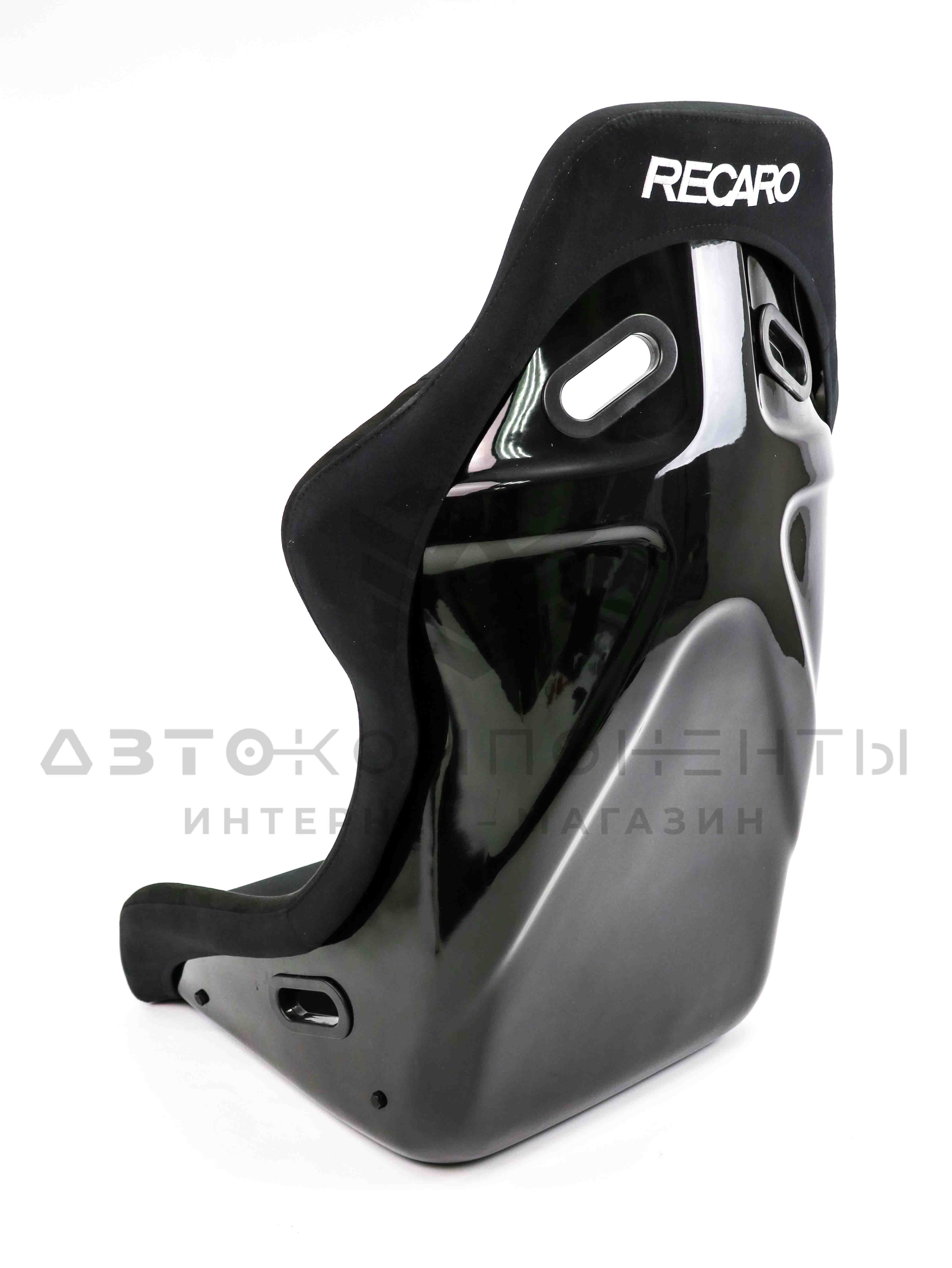 Ковш спортивный "RECARO" с салазками, размер XL (черный) 3-х слойный каркас