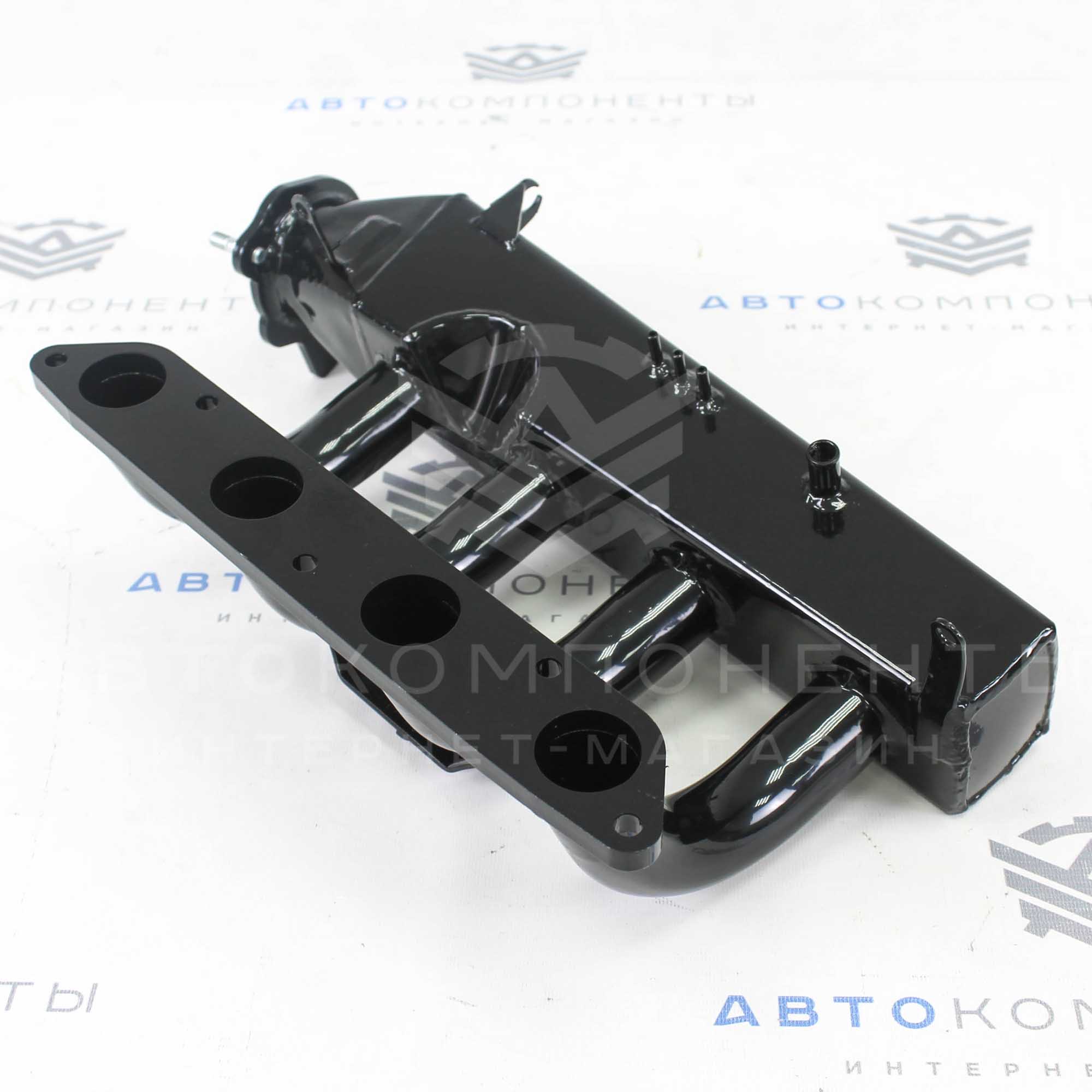 Ресивер STT 16V Лада Приора, квадратный, (механическая заслонка 2112), фланец ø38мм