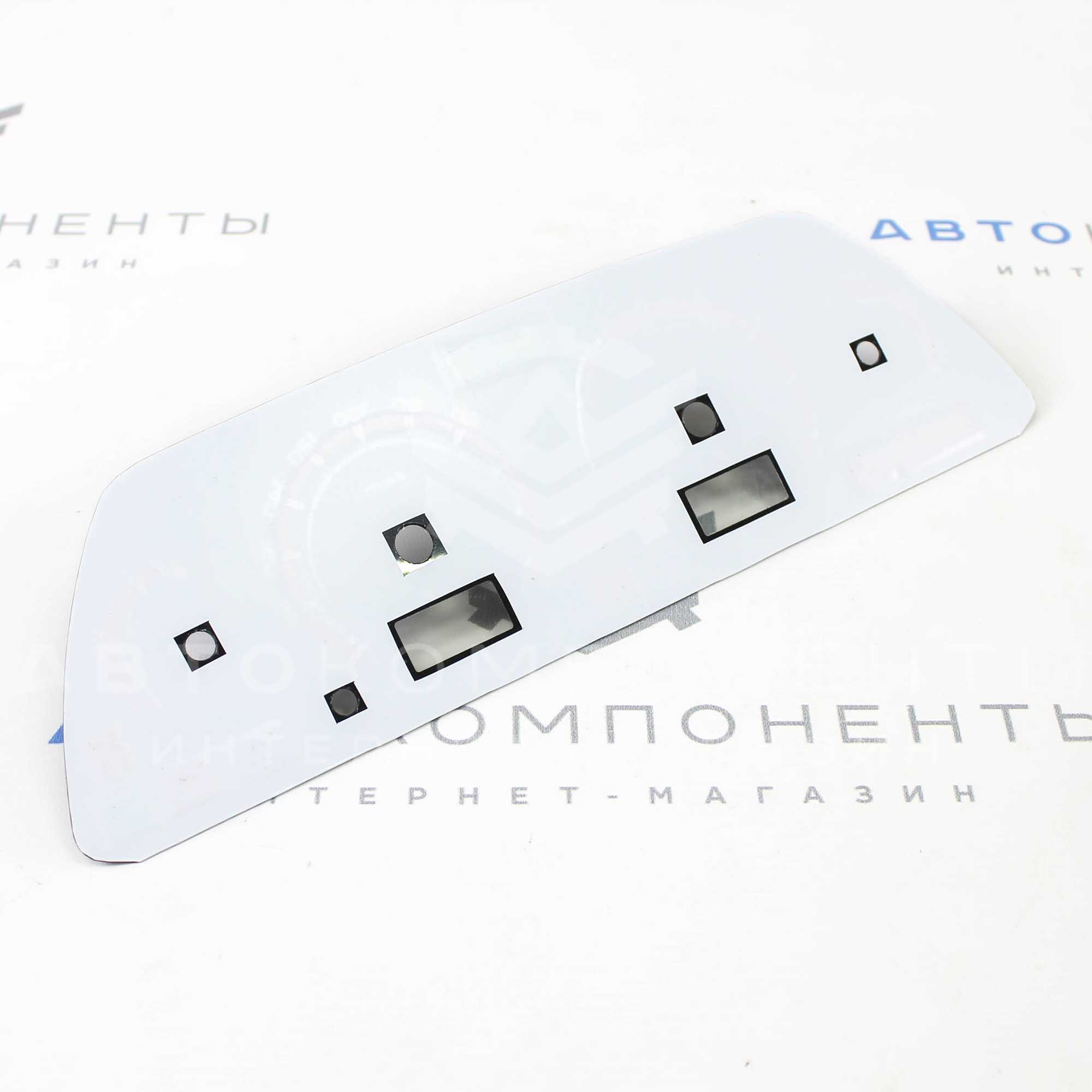 Накладка комбинации приборов (VDO) с двумя дисплеями в стиле Vesta ВАЗ 2113, 2114, 2115, Лада Нива 4х4