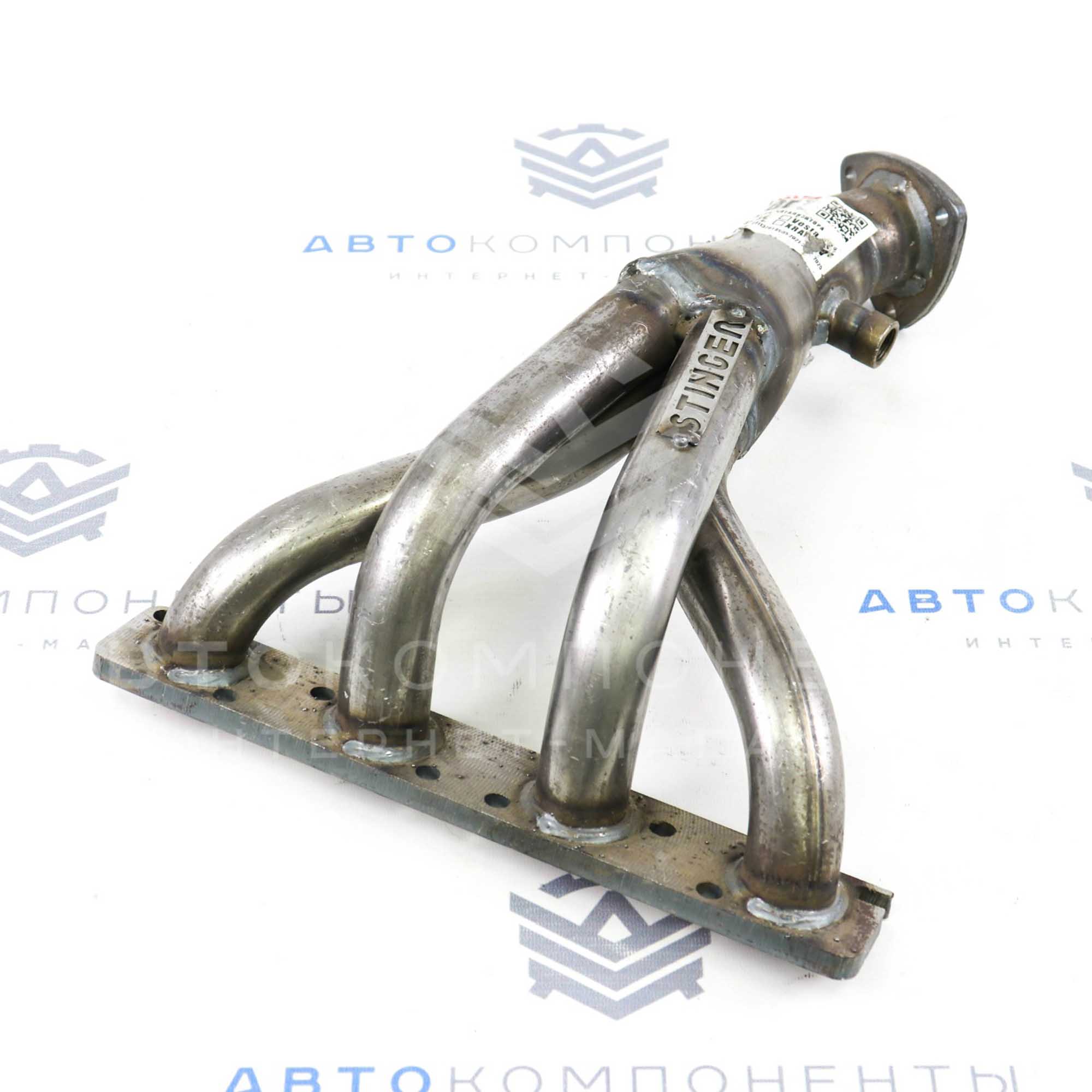 Вставка замены катализатора "Stinger" (4-1) 16V (2 д.к) Лада Приора, Калина, Гранта