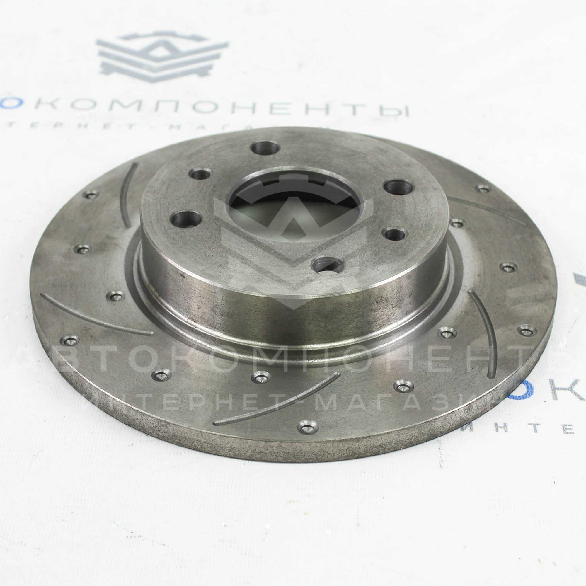 Тормозные диски "АТС" 2108-05 R13 (насечки, перфорация) ВАЗ 2108-21099, 2113-2115