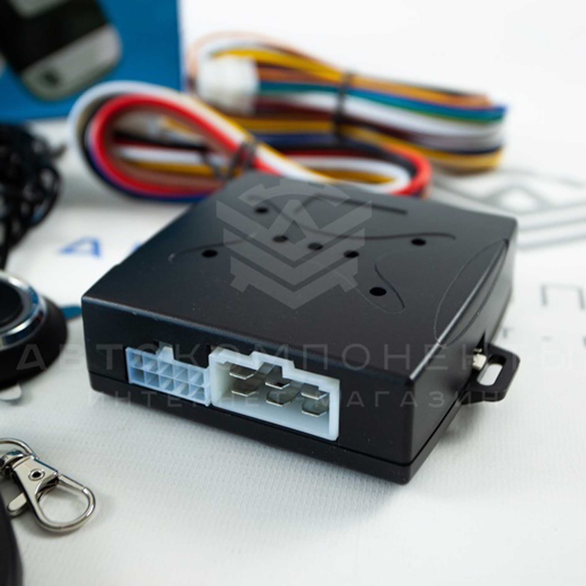 Кнопка старт-стоп (универсальная) с автозапуском двигателя (ключ AUDI)