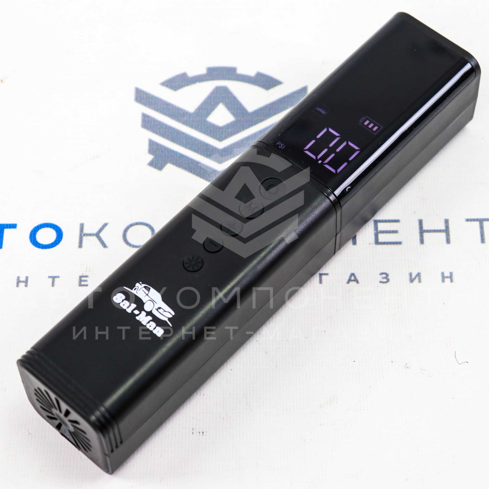 Автомобильный компрессор "Sal-Man" (беспроводной) 90W (01721)