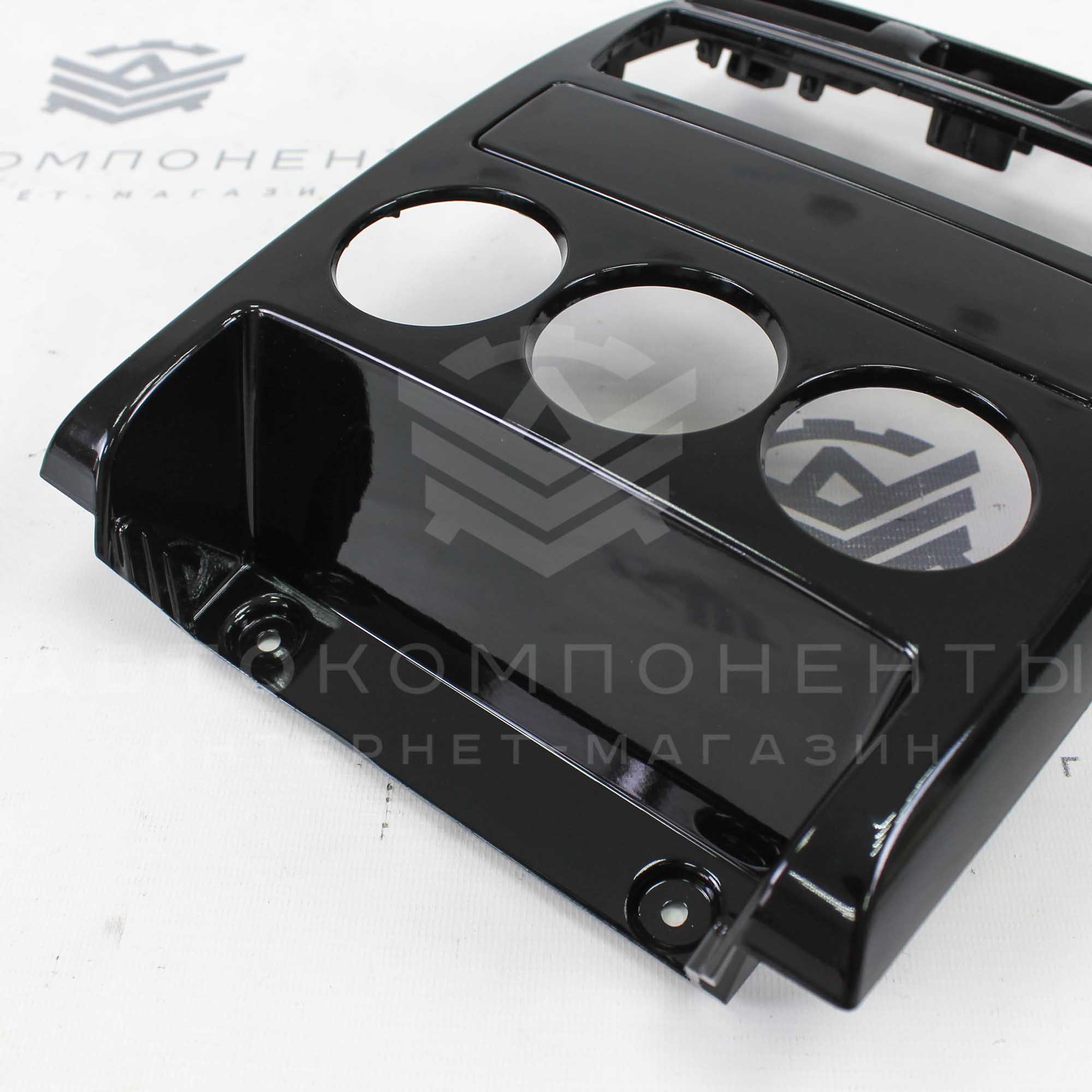 Центральная консоль Лада Приора 2 (черный лак)