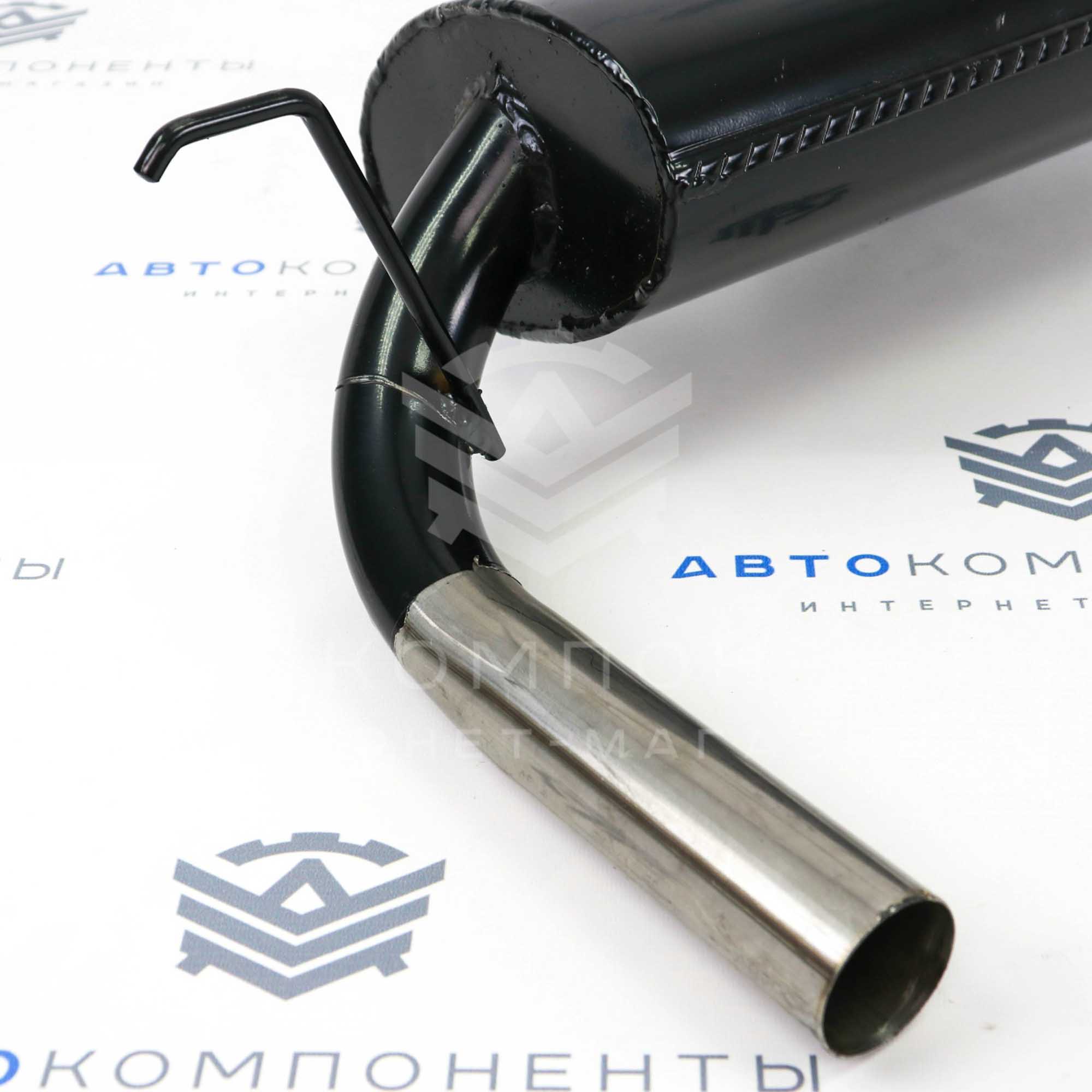 Глушитель "Stinger" прямоточный, раздвоенный (без насадок) Шевроле Нива