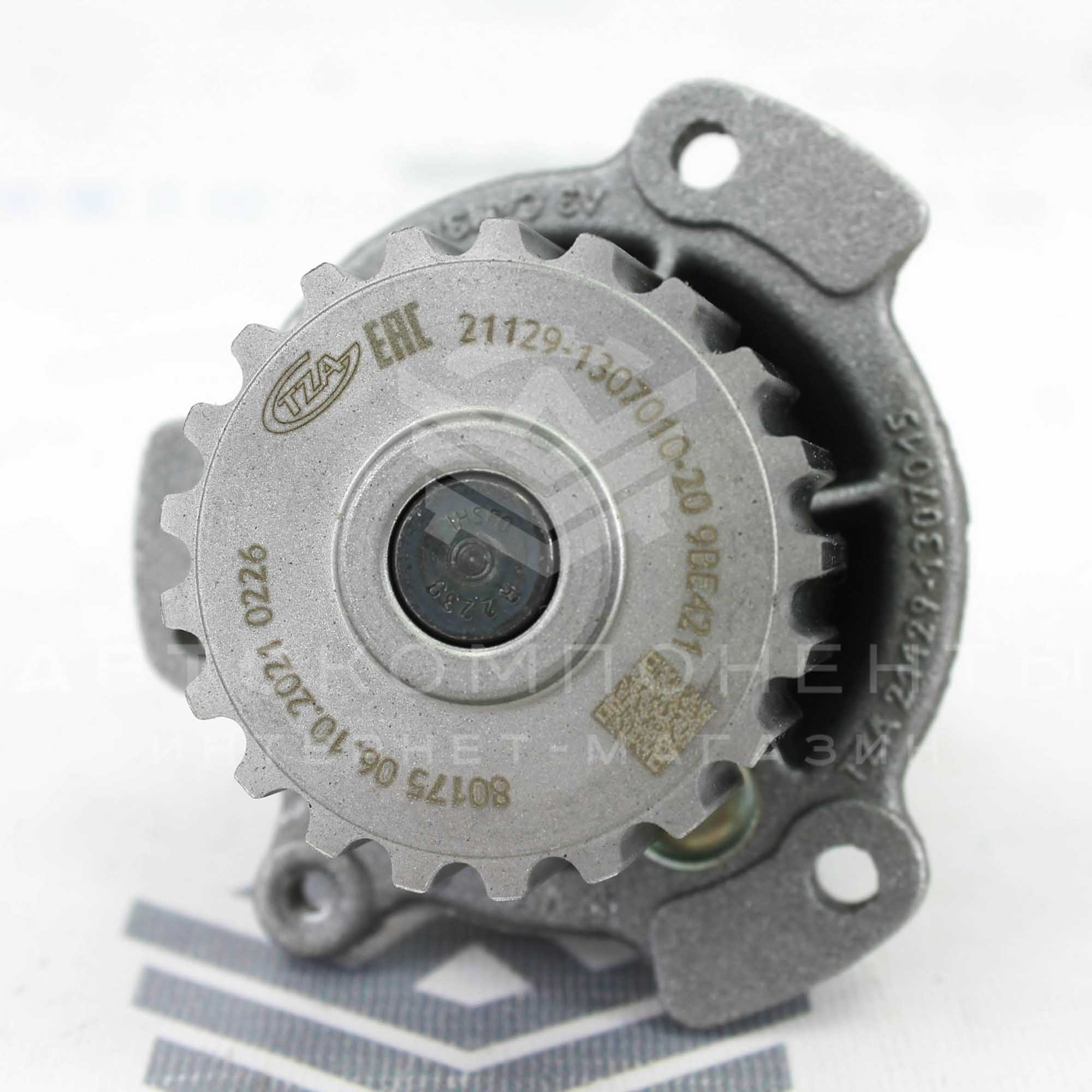 Водяной насос (помпа) "ТЗА" Powerfull Lux Лада Гранта, Гранта FL, Калина, Калина 2 (16v)